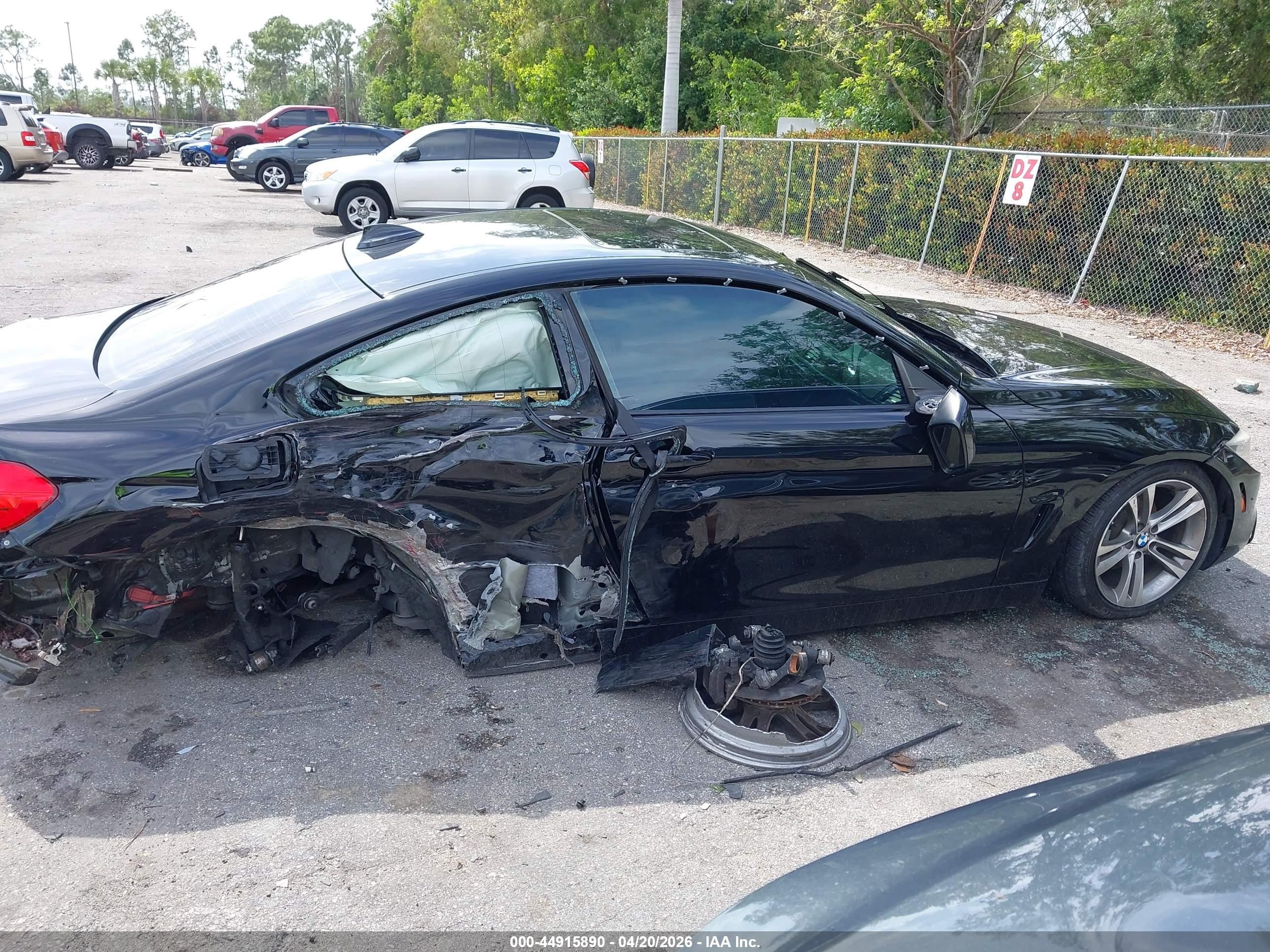 2015 Bmw 428i   Черный vin: WBA3N3C54FK233753