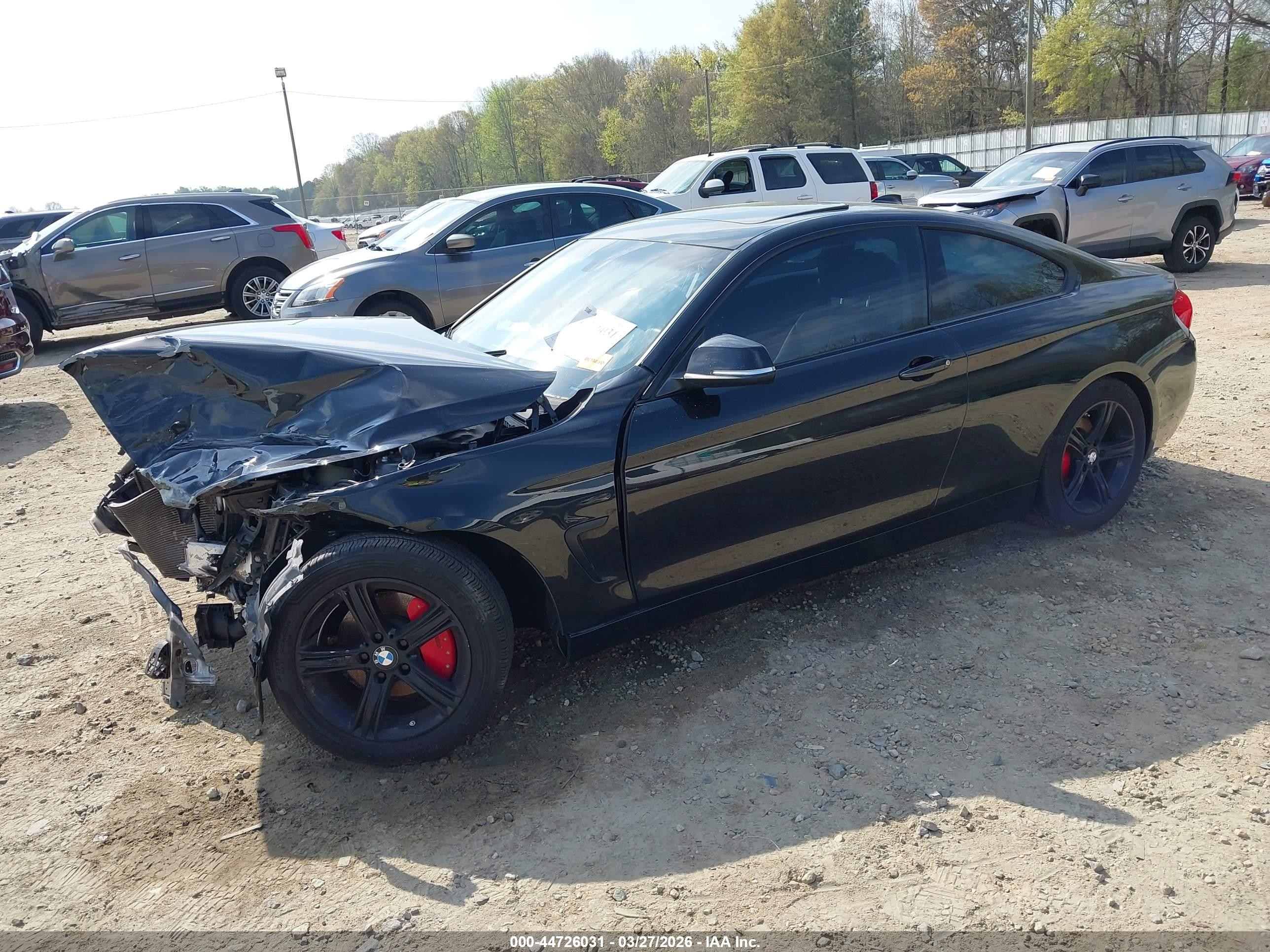 2015 Bmw 428i   Black vin: WBA3N3C54FK234885