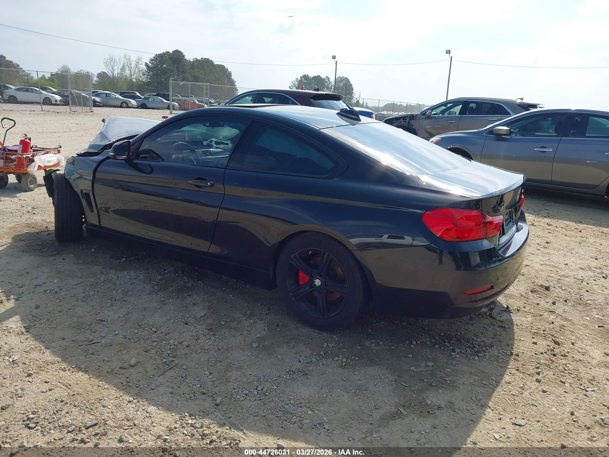 2015 Bmw 428i   Black vin: WBA3N3C54FK234885
