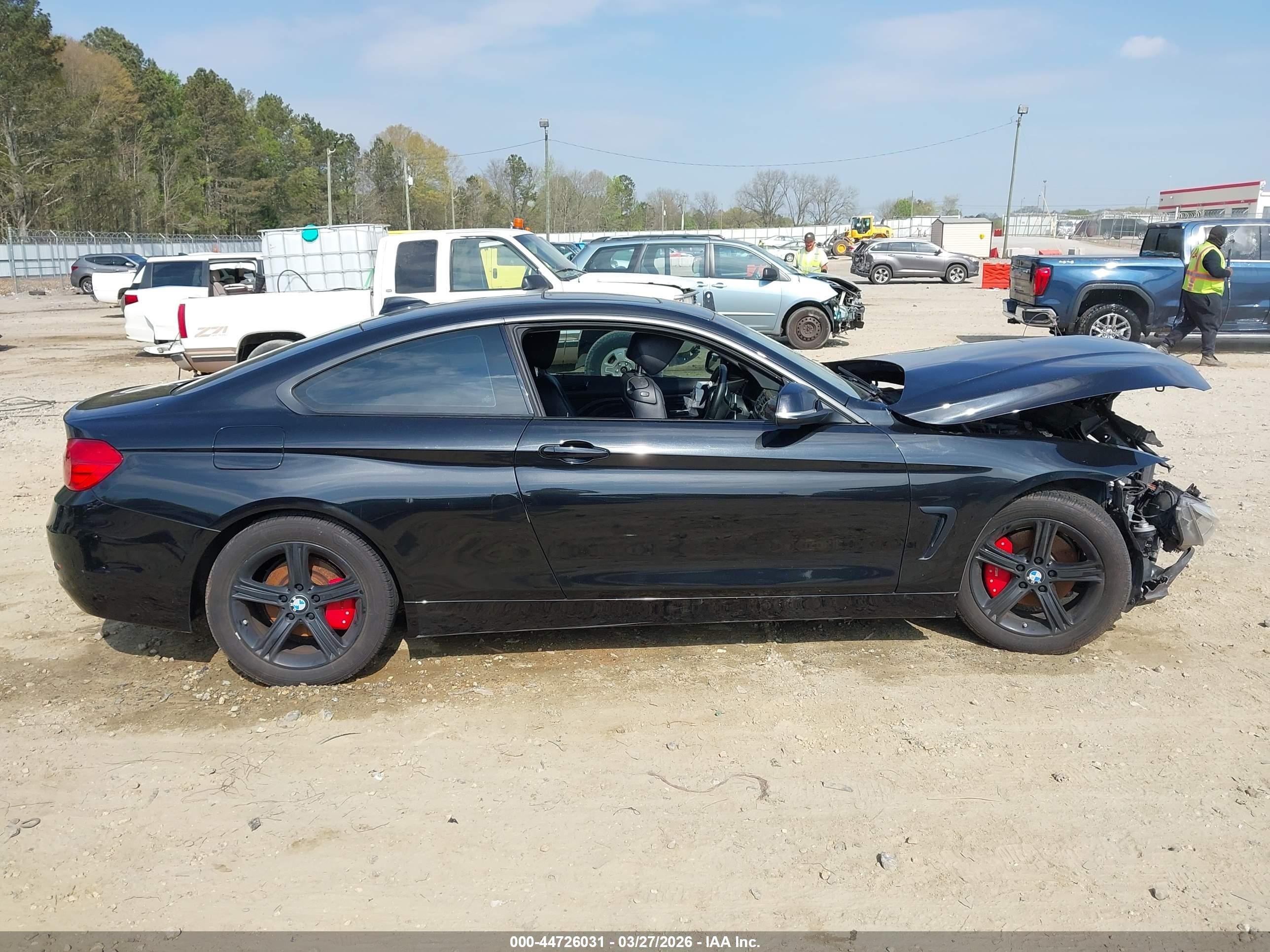 2015 Bmw 428i   Black vin: WBA3N3C54FK234885