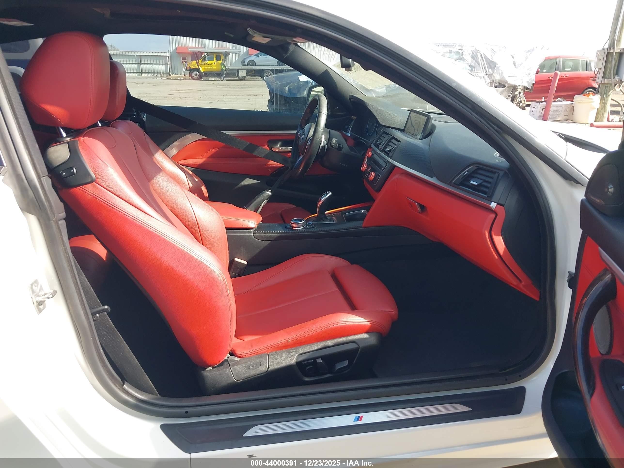 2014 Bmw 428i   White vin: WBA3N3C55EF710827