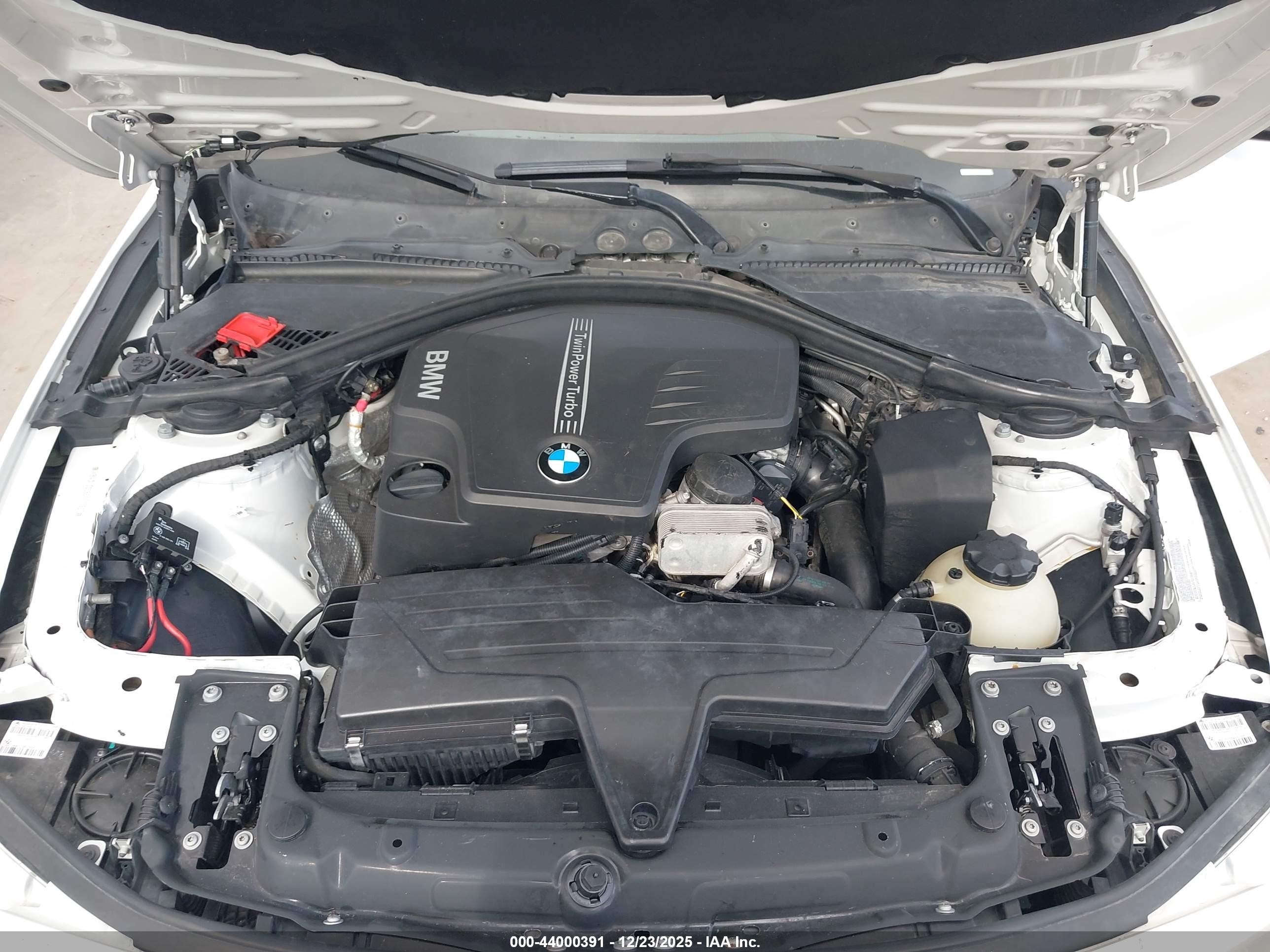 2014 Bmw 428i   White vin: WBA3N3C55EF710827