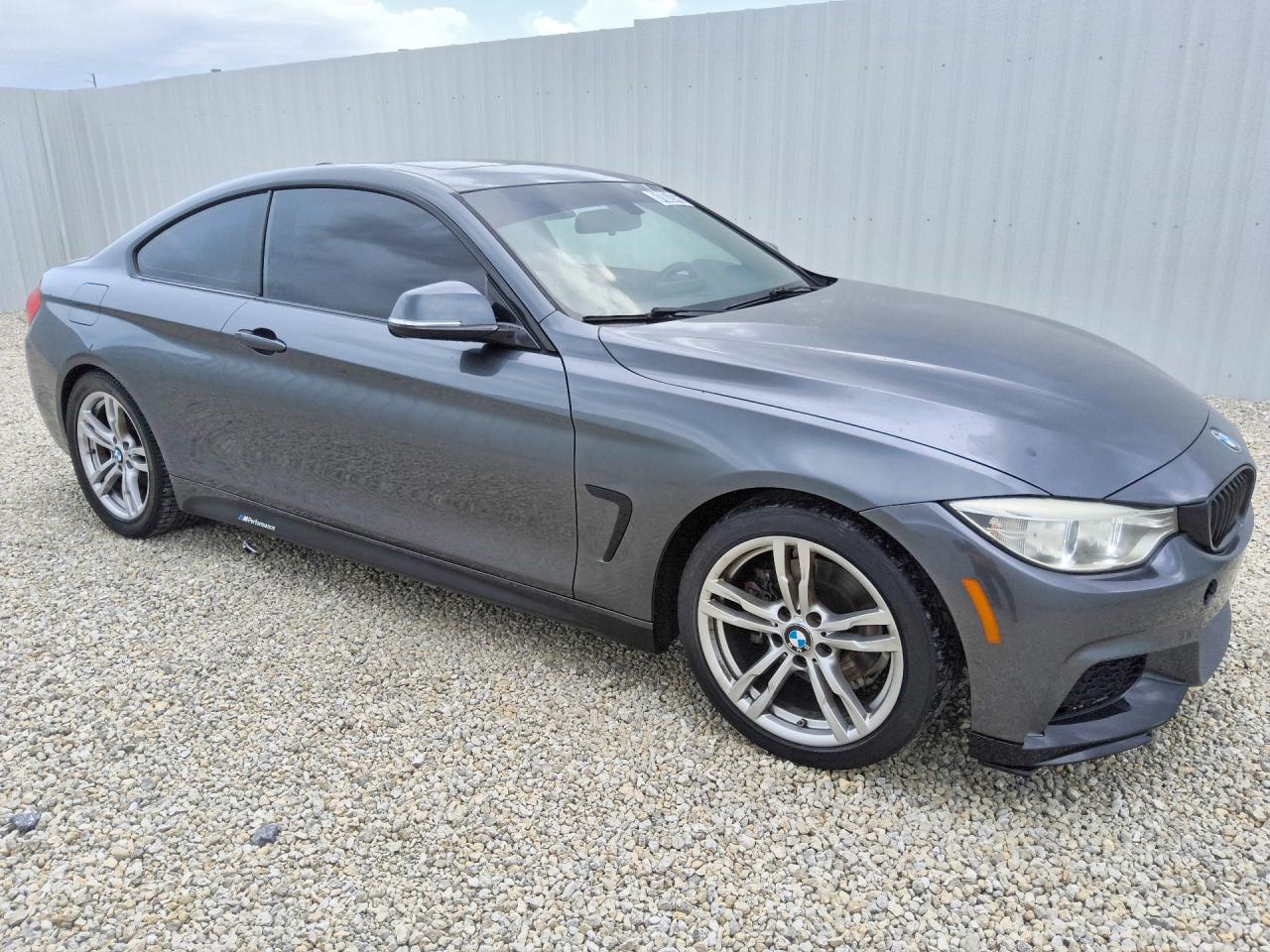 2014 Bmw 428 I Gray vin: WBA3N3C55EF711184