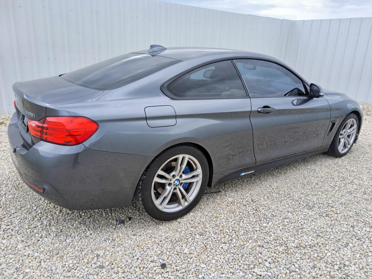 2014 Bmw 428 I Gray vin: WBA3N3C55EF711184