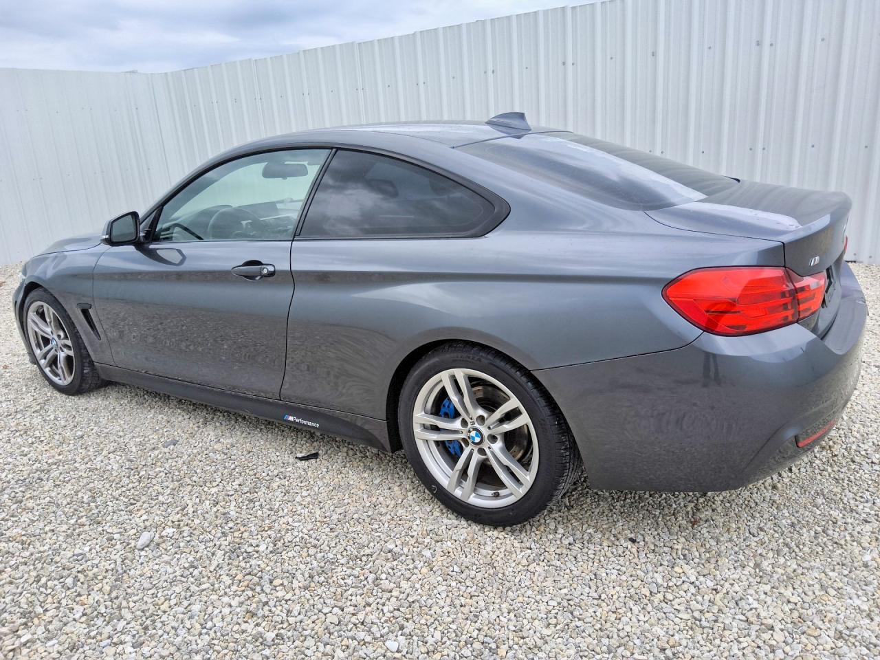 2014 Bmw 428 I Gray vin: WBA3N3C55EF711184