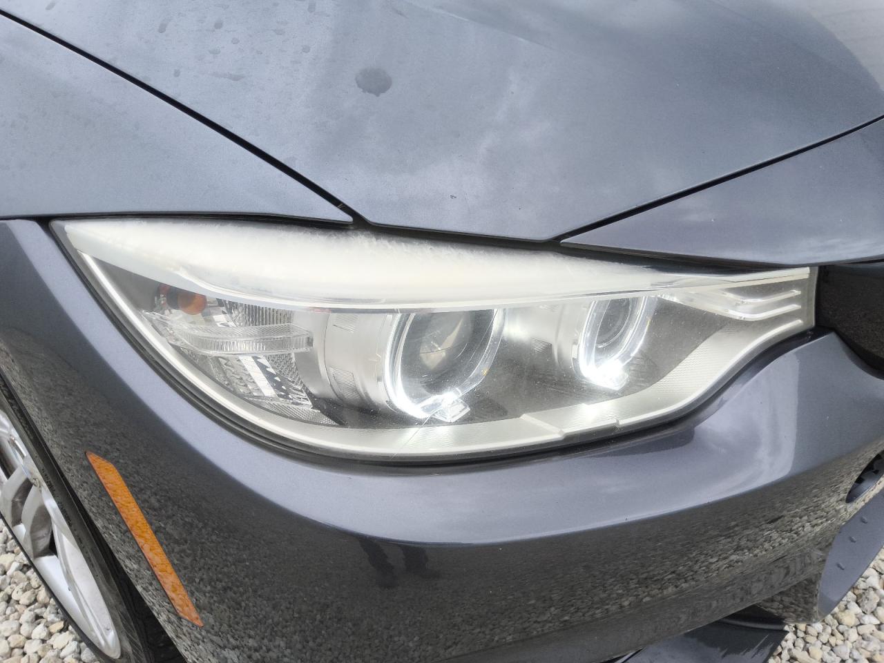 2014 Bmw 428 I Gray vin: WBA3N3C55EF711184 Damage: Right Head Lamp, Faded, Repair Required
