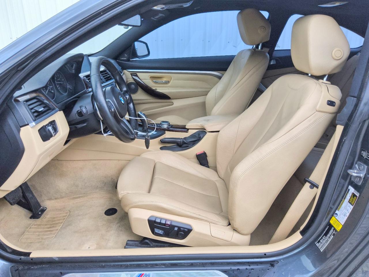 2014 Bmw 428 I Gray vin: WBA3N3C55EF711184