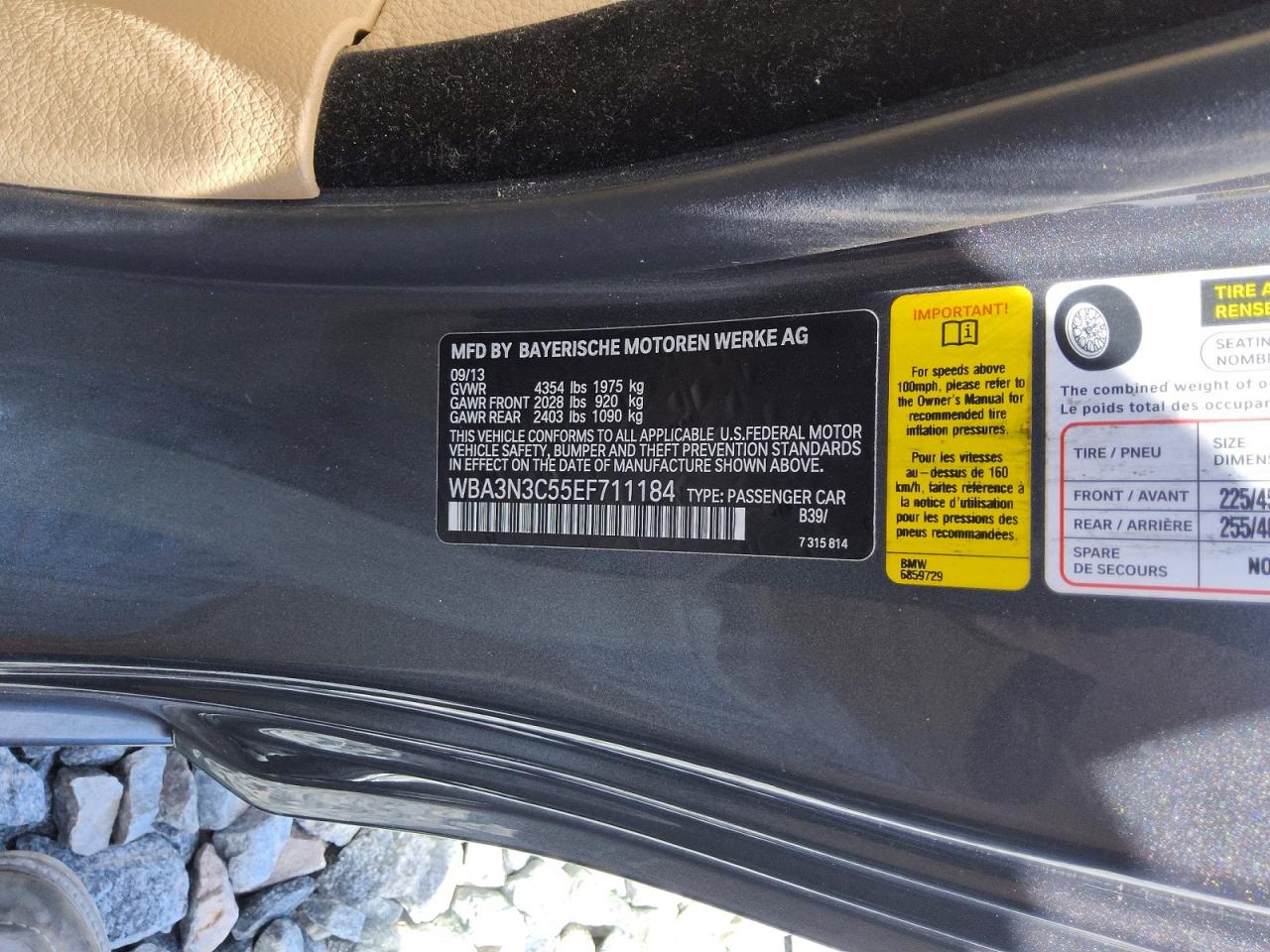2014 Bmw 428 I Gray vin: WBA3N3C55EF711184