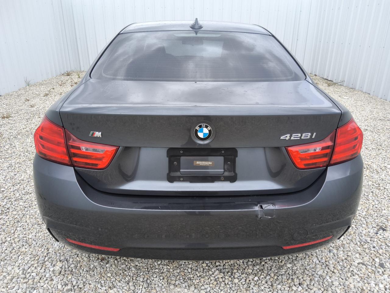 2014 Bmw 428 I Gray vin: WBA3N3C55EF711184 Damage: Rear Bumper, Broken, Replacement Required