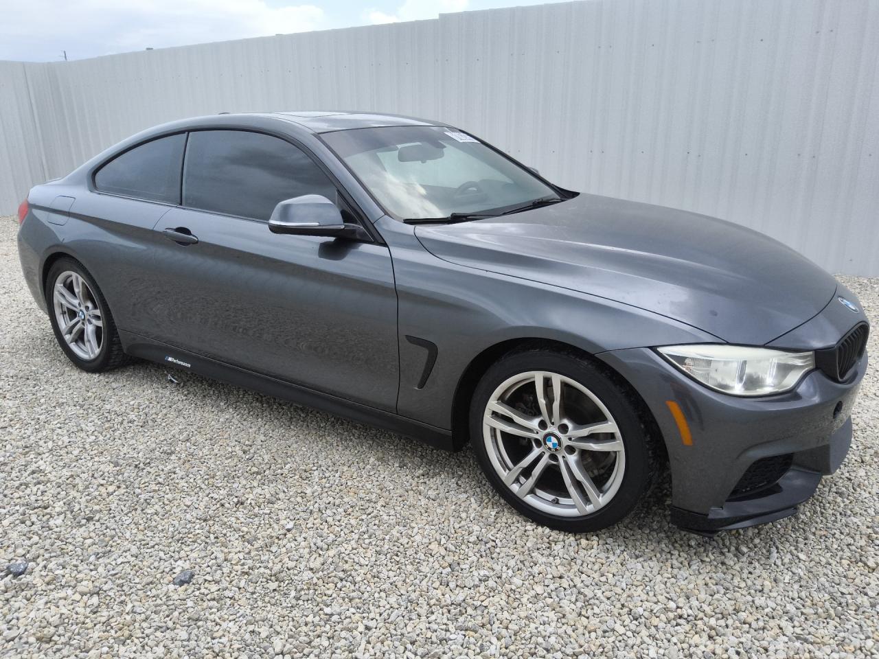 2014 Bmw 428 I Gray vin: WBA3N3C55EF711184 Damage: Right Front Tire, Worn, Replacement Required