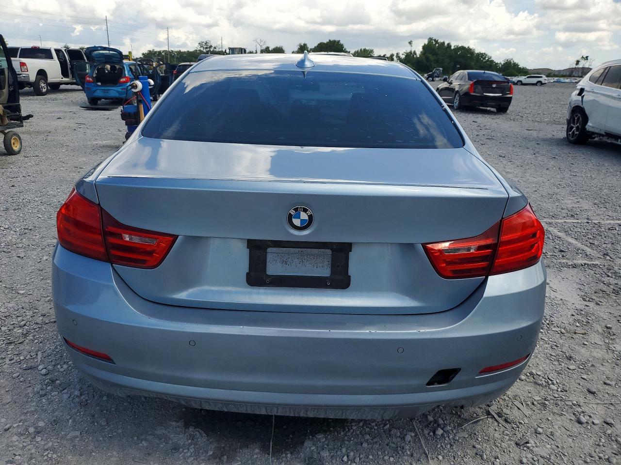 2014 Bmw 428 I Blue vin: WBA3N3C55EK231704