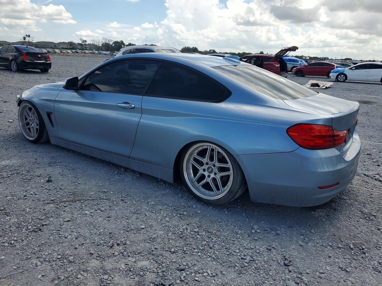 2014 Bmw 428 I Blue vin: WBA3N3C55EK231704