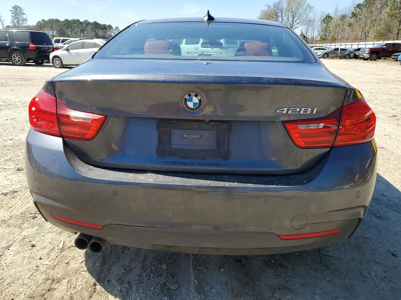 2014 Bmw 428 I Gray vin: WBA3N3C56EK231730