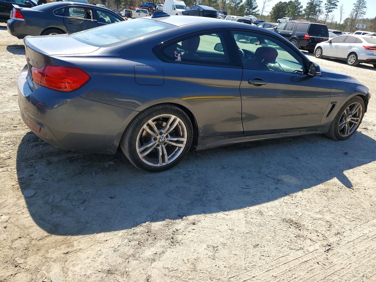 2014 Bmw 428 I Gray vin: WBA3N3C56EK231730