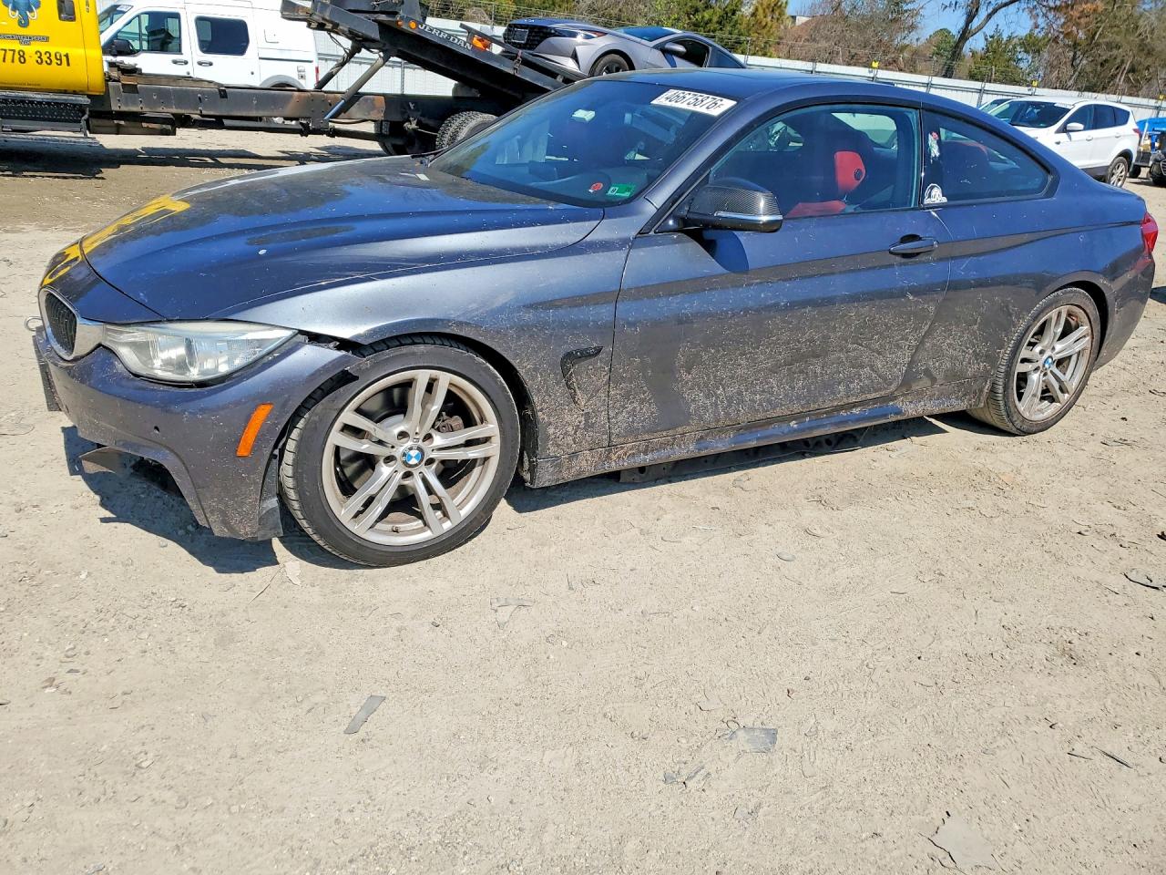 2014 Bmw 428 I Gray vin: WBA3N3C56EK231730