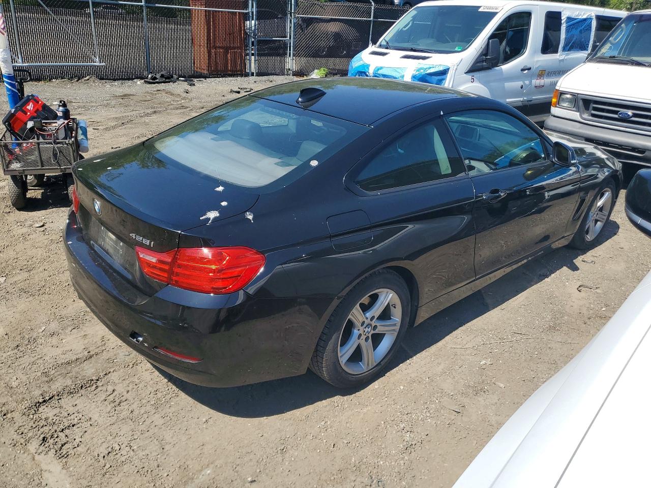 2015 Bmw 428 I Black vin: WBA3N3C56FF712930
