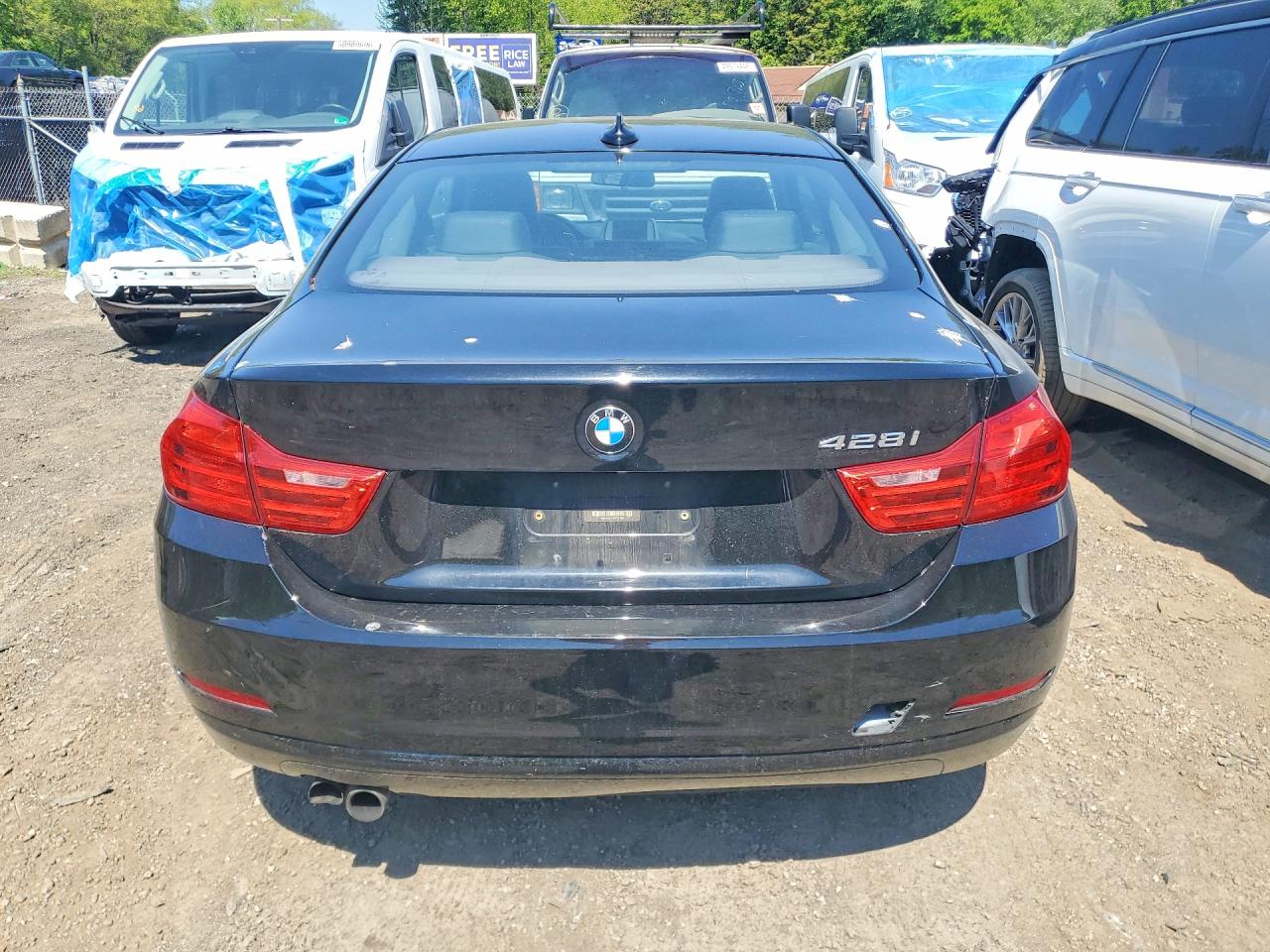 2015 Bmw 428 I Black vin: WBA3N3C56FF712930