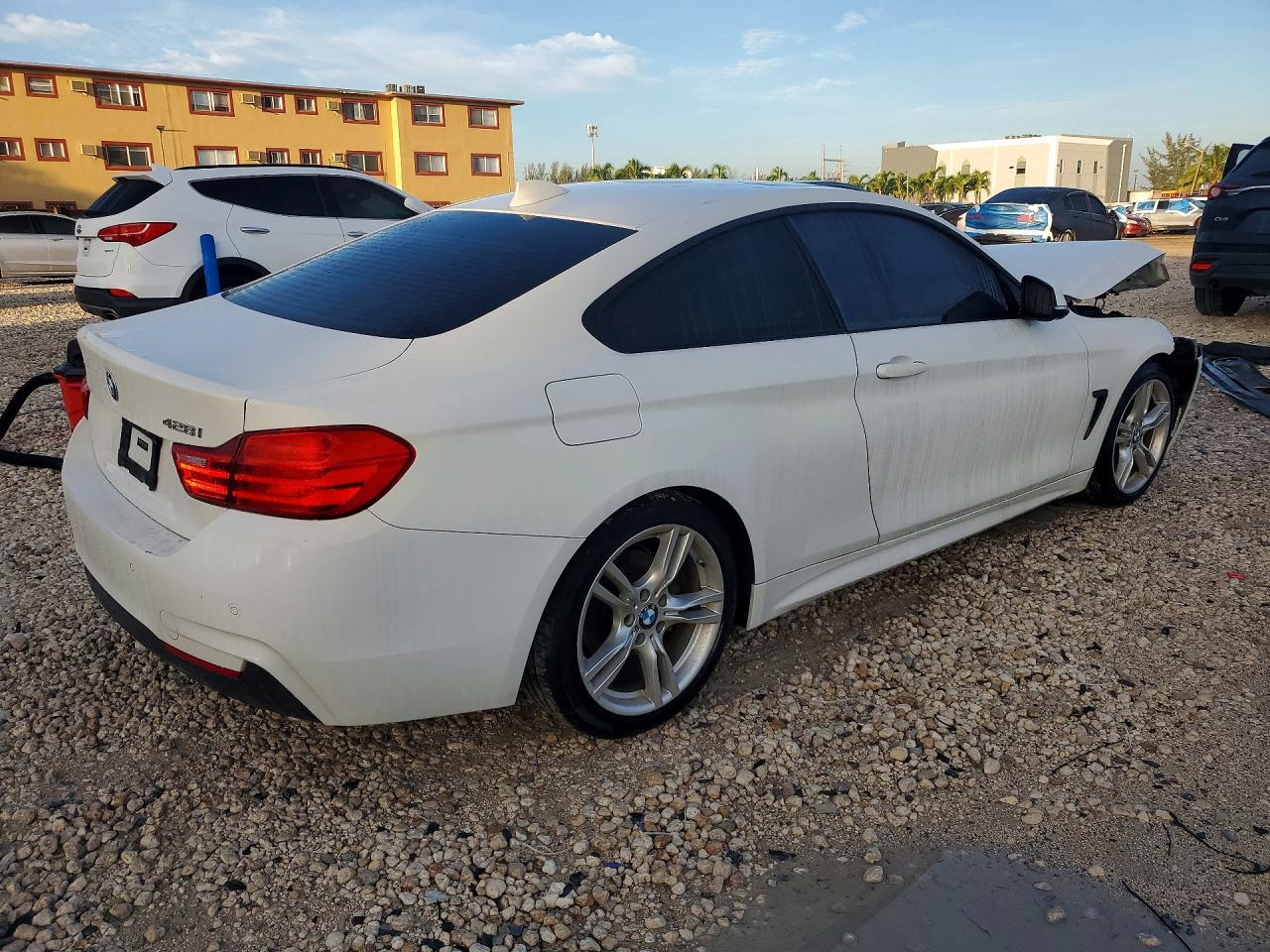 2015 Bmw 428 I Белый vin: WBA3N3C57FK232452