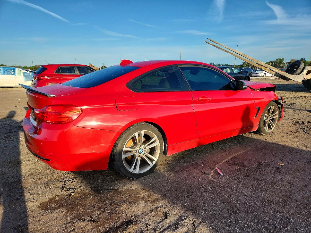 2015 Bmw 428 I Red vin: WBA3N3C57FK233567