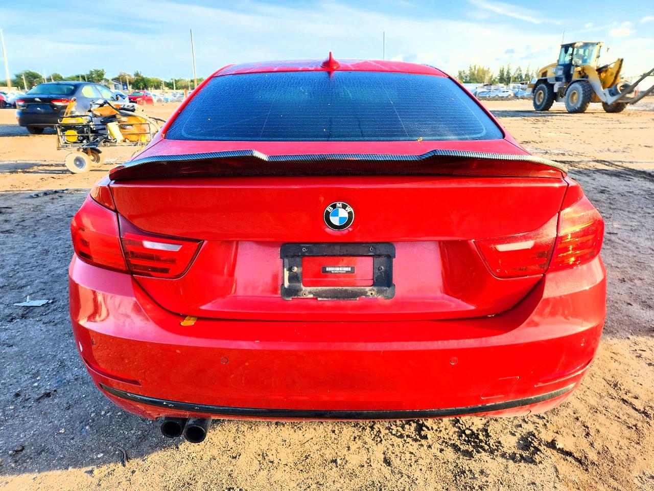 2015 Bmw 428 I Red vin: WBA3N3C57FK233567