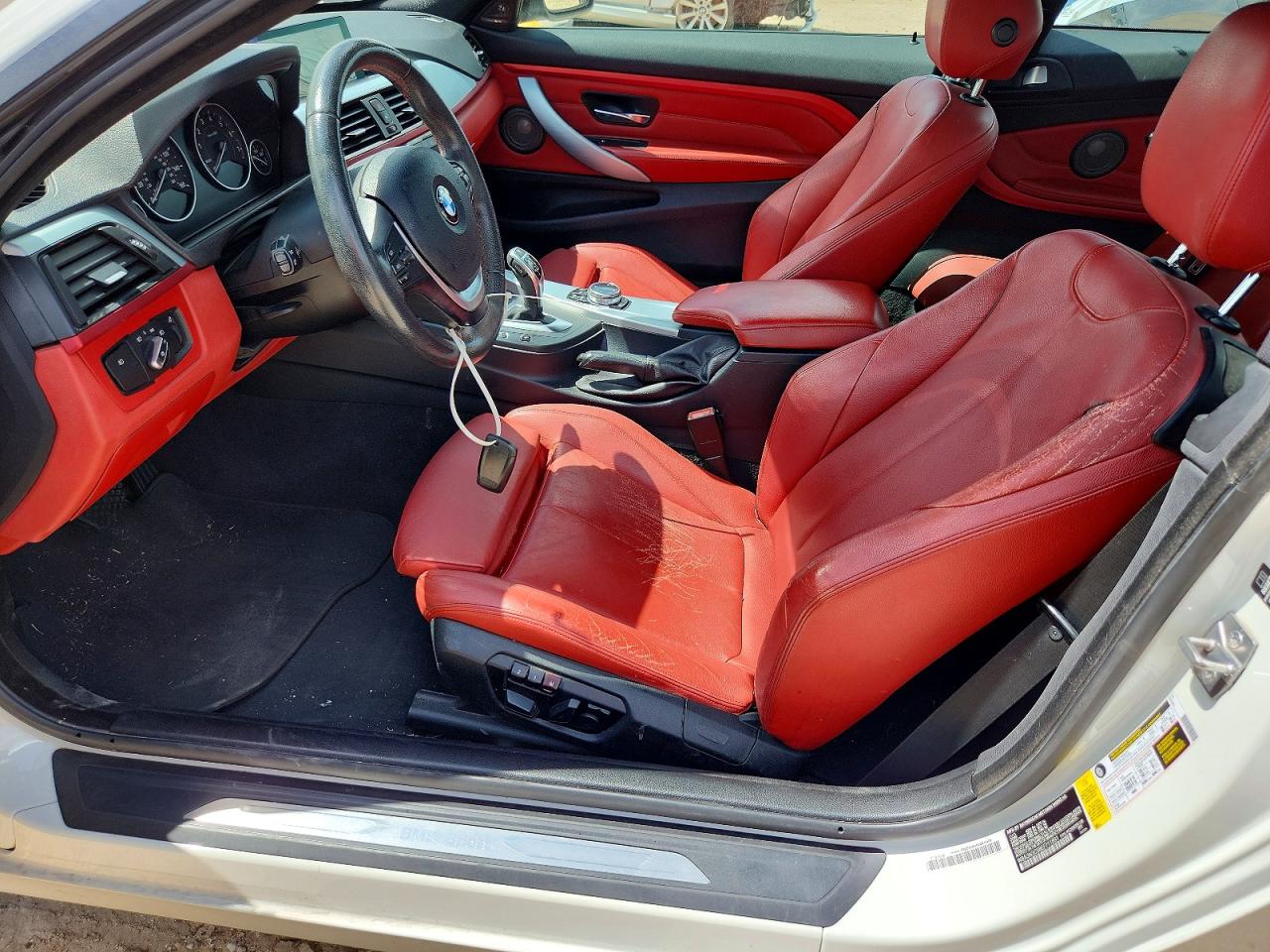 2014 Bmw 428 I White vin: WBA3N3C58EF711891