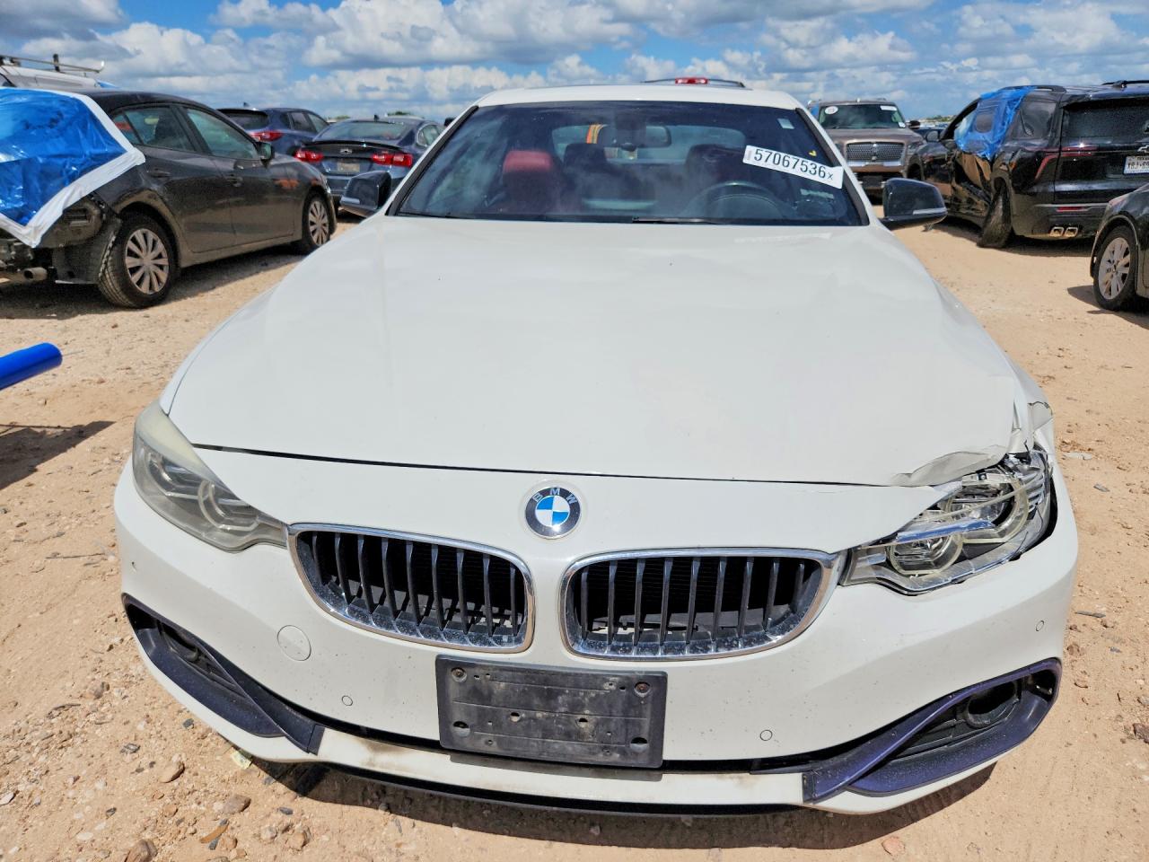 2014 Bmw 428 I White vin: WBA3N3C58EF711891