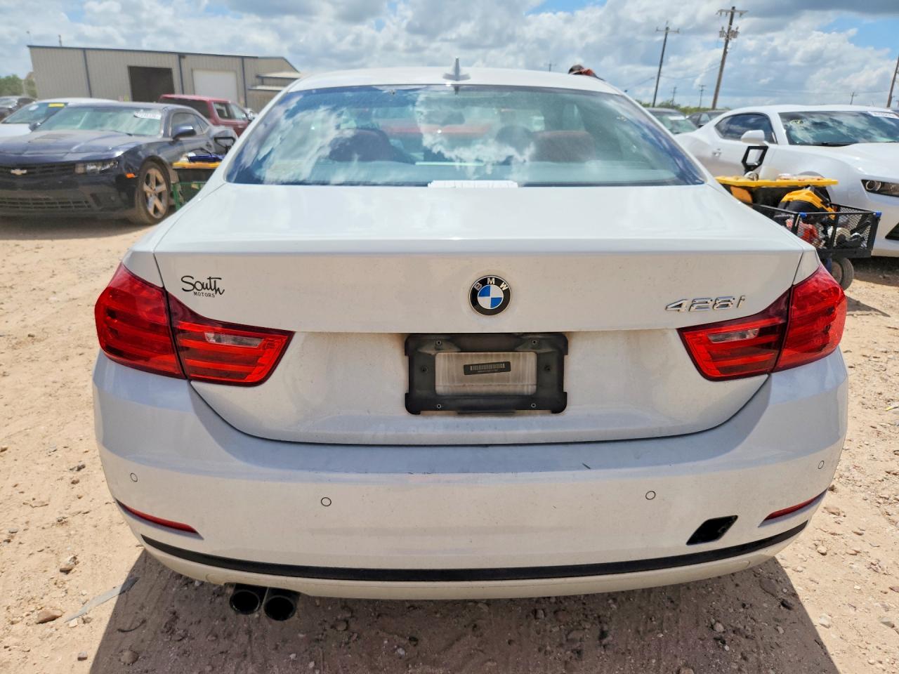 2014 Bmw 428 I White vin: WBA3N3C58EF711891