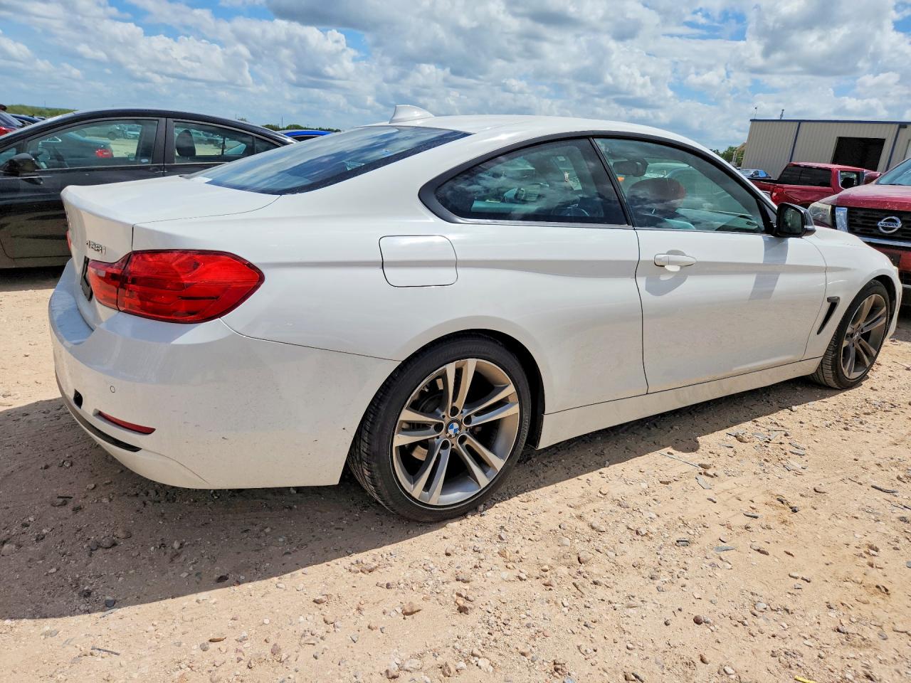 2014 Bmw 428 I White vin: WBA3N3C58EF711891