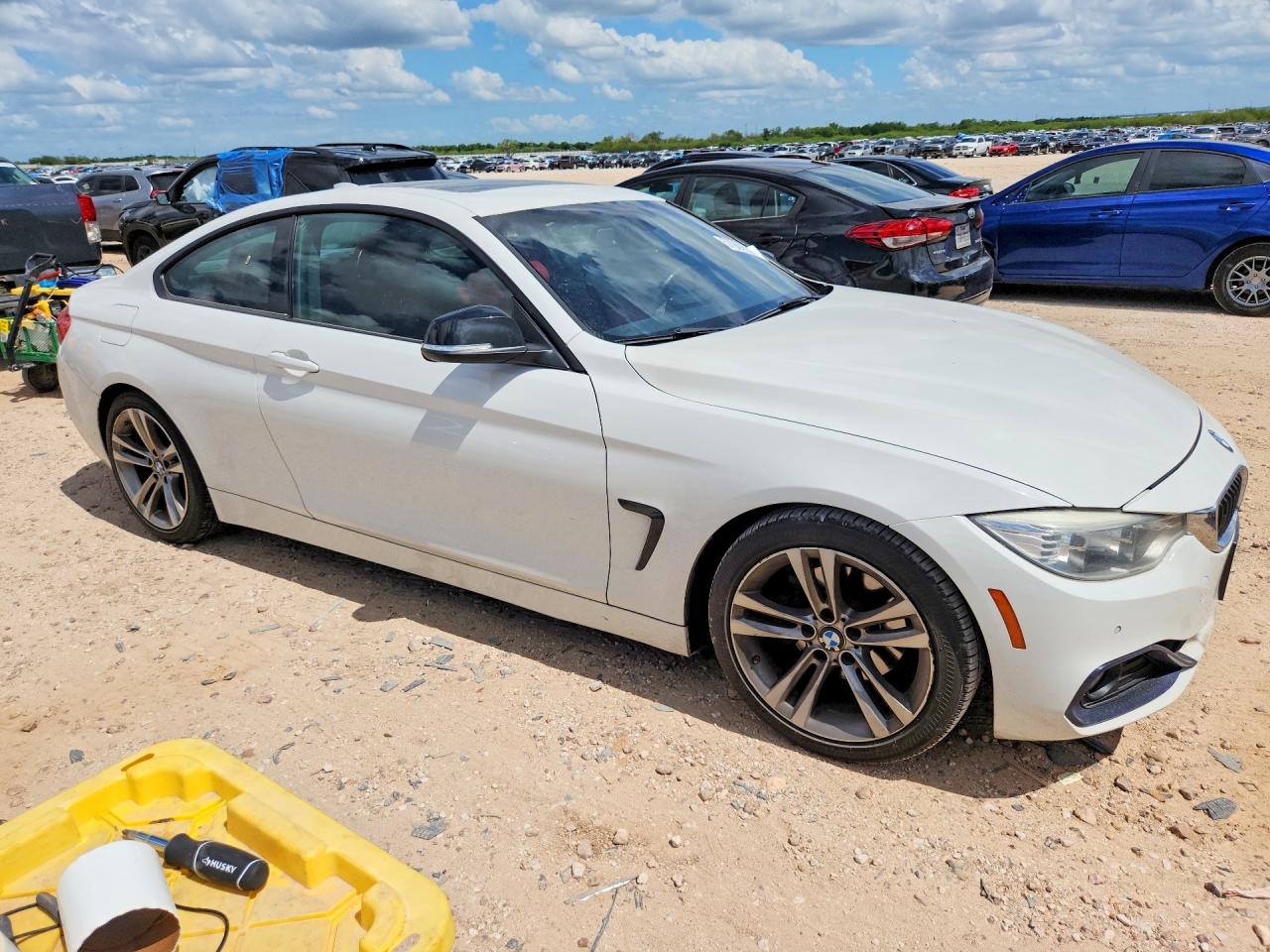 2014 Bmw 428 I White vin: WBA3N3C58EF711891