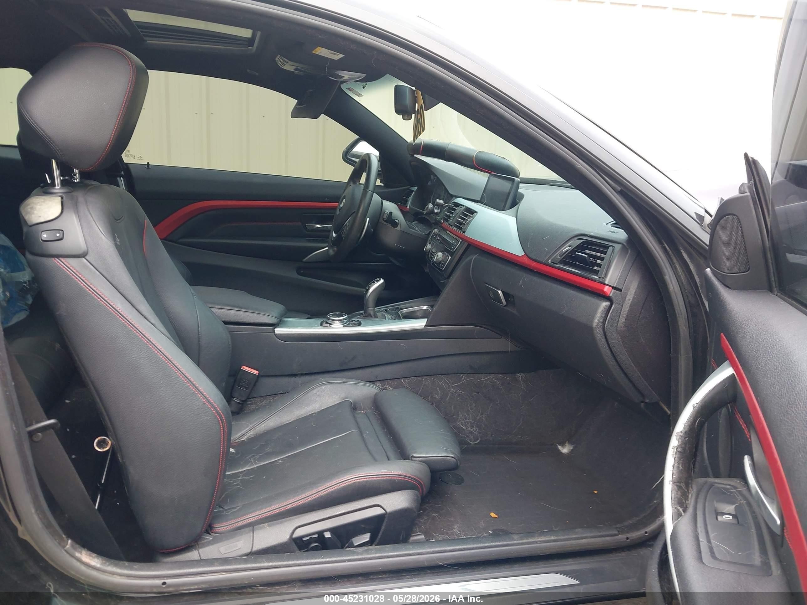 2014 Bmw 4 Series 428i Black vin: WBA3N3C58EF712412