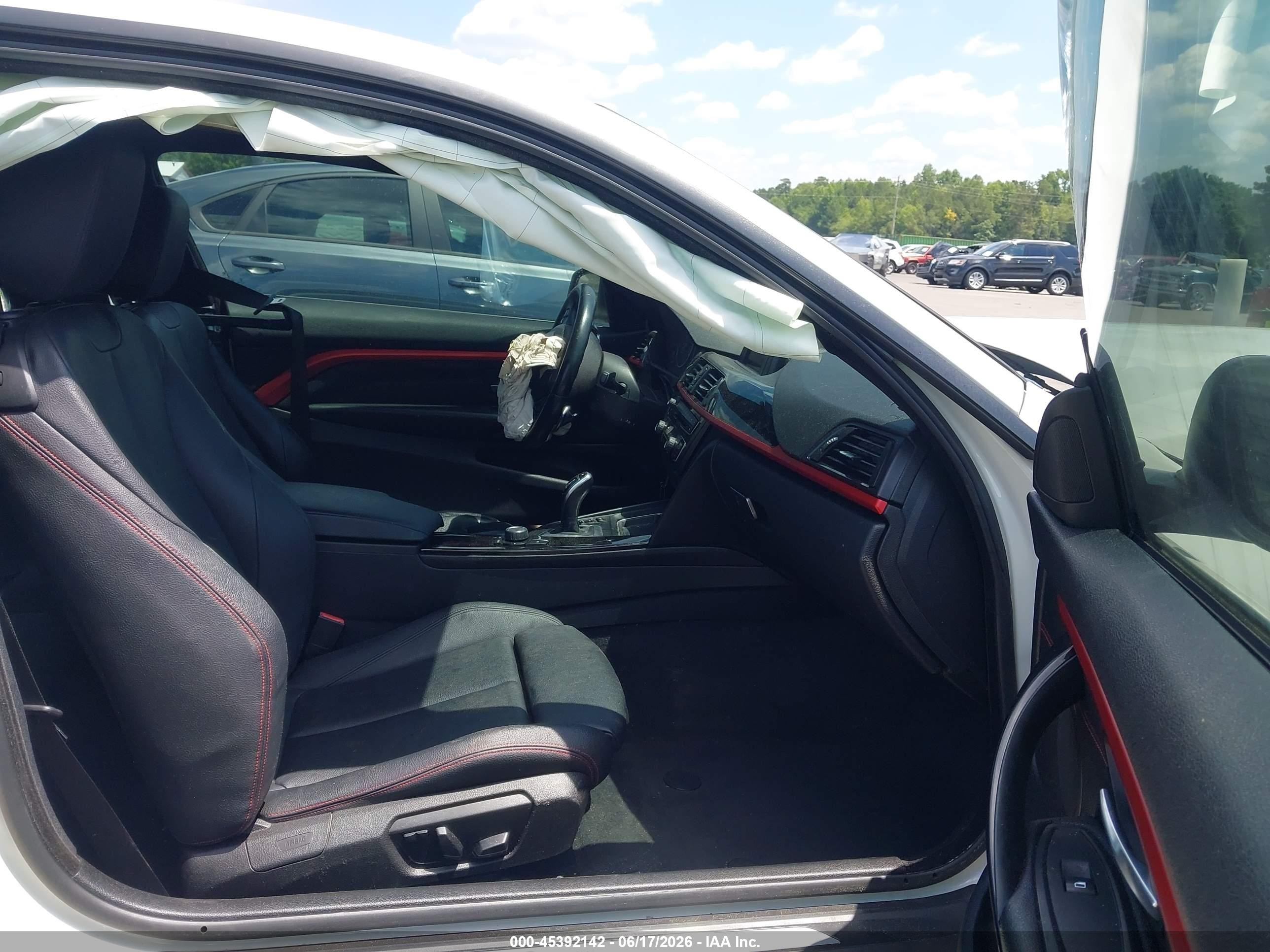 2014 Bmw 4 Series 428i White vin: WBA3N3C58EK230840