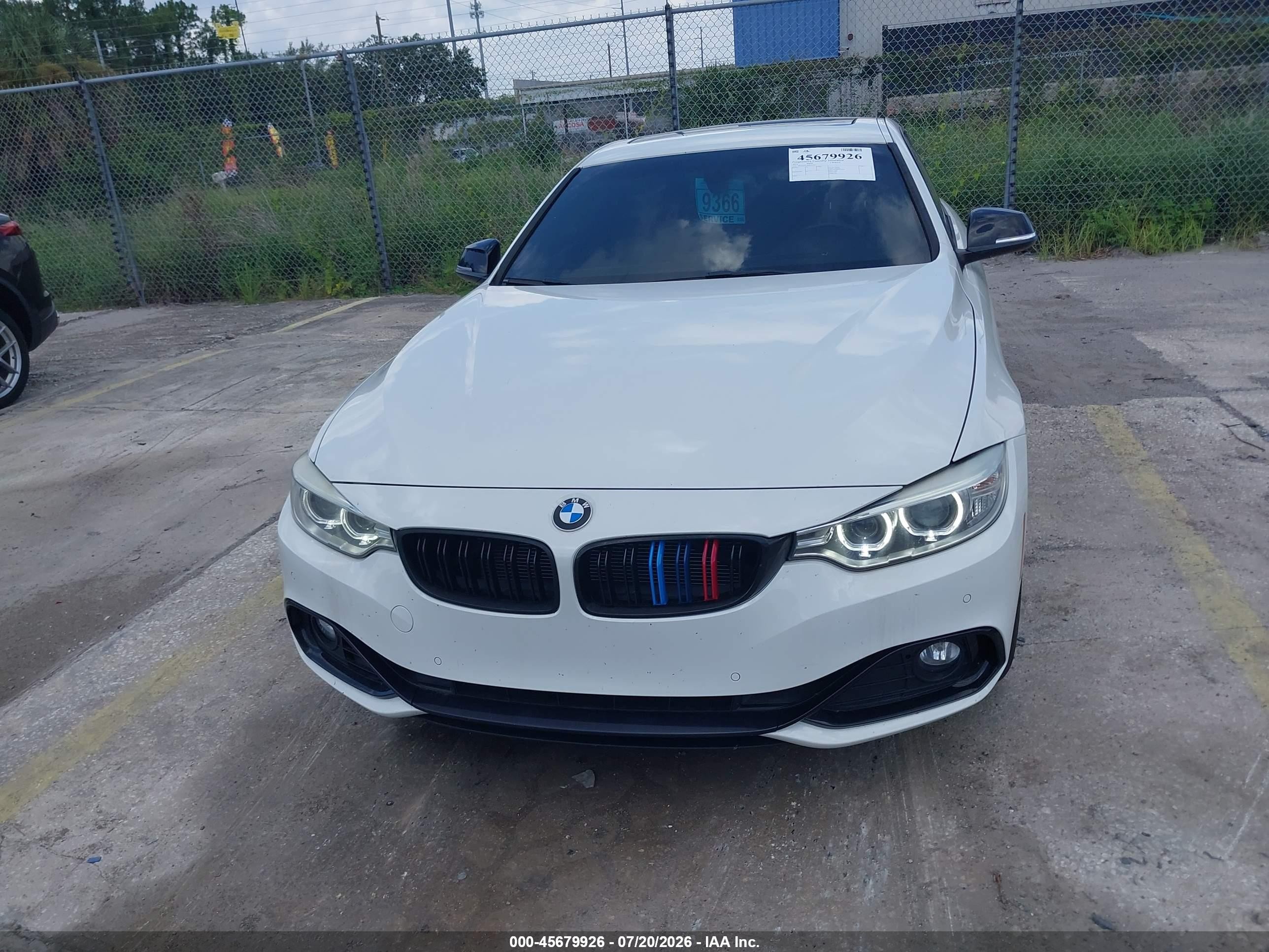 2014 Bmw 4 Series 428i White vin: WBA3N3C58EK231065