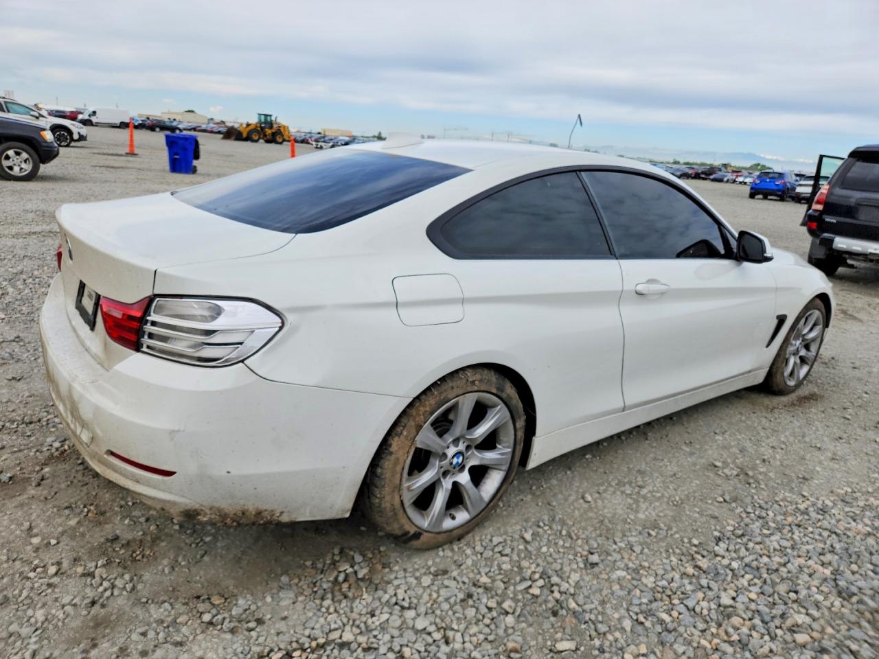 2015 Bmw 428 I White vin: WBA3N3C58FK232895