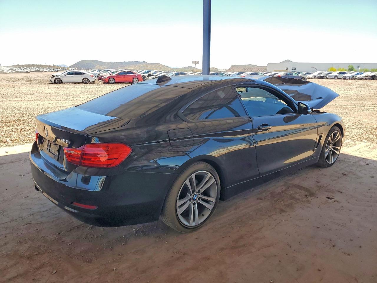 2015 Bmw 428 I Black vin: WBA3N3C58FK234971
