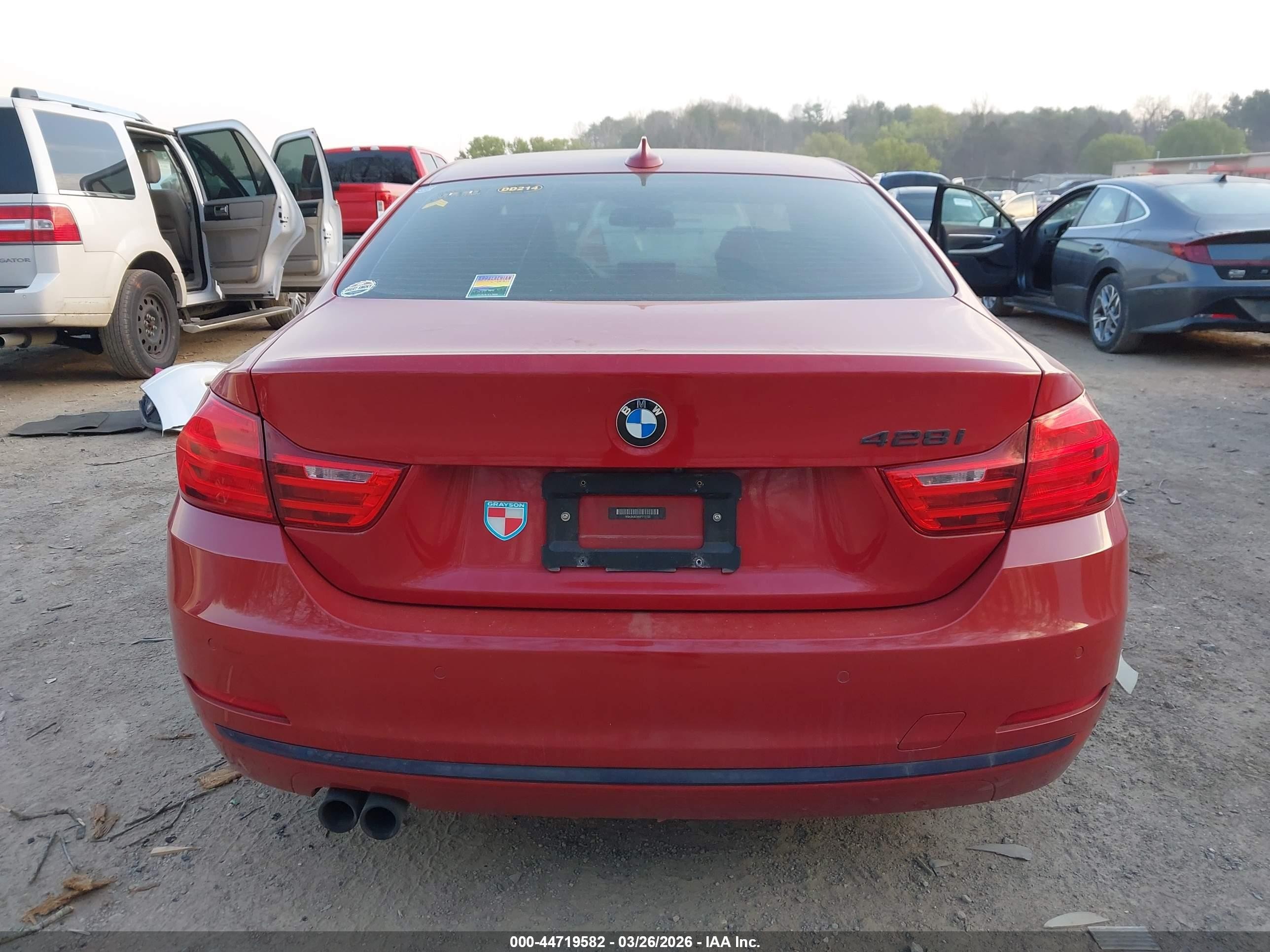 2014 Bmw 428i   Red vin: WBA3N3C59EF711723