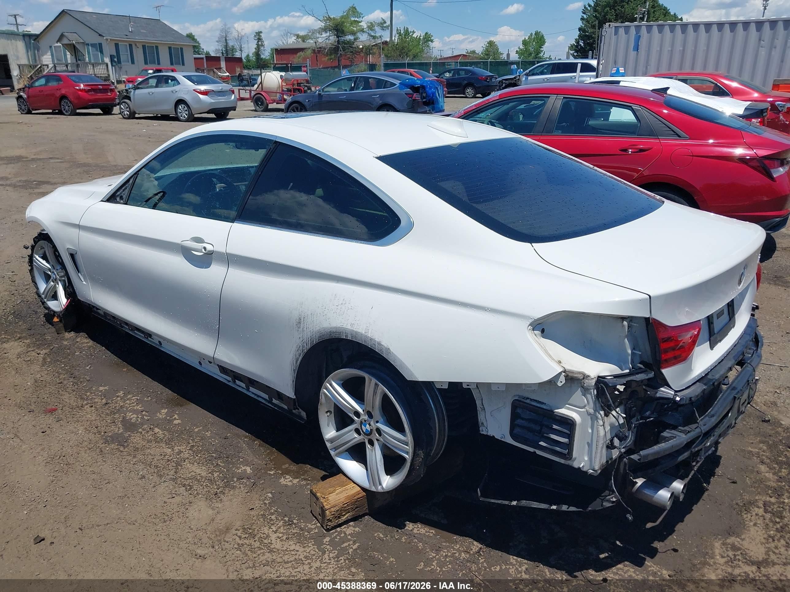 2015 Bmw 428i   Белый vin: WBA3N3C59FK232002