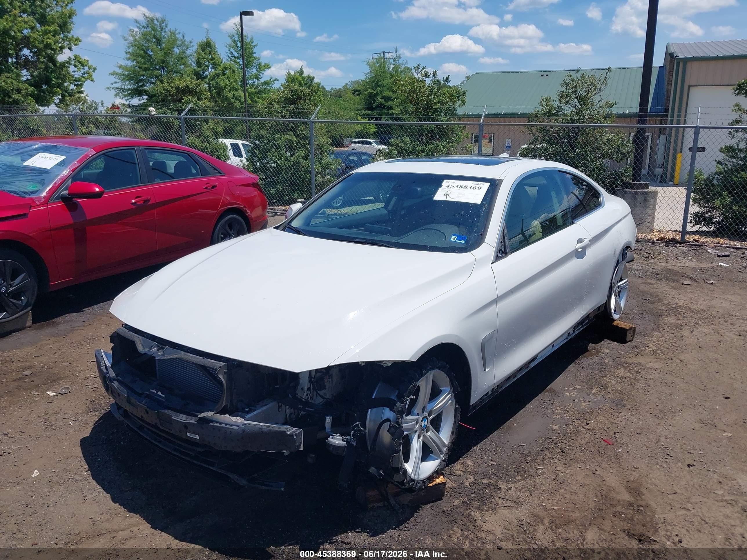 2015 Bmw 428i   Белый vin: WBA3N3C59FK232002