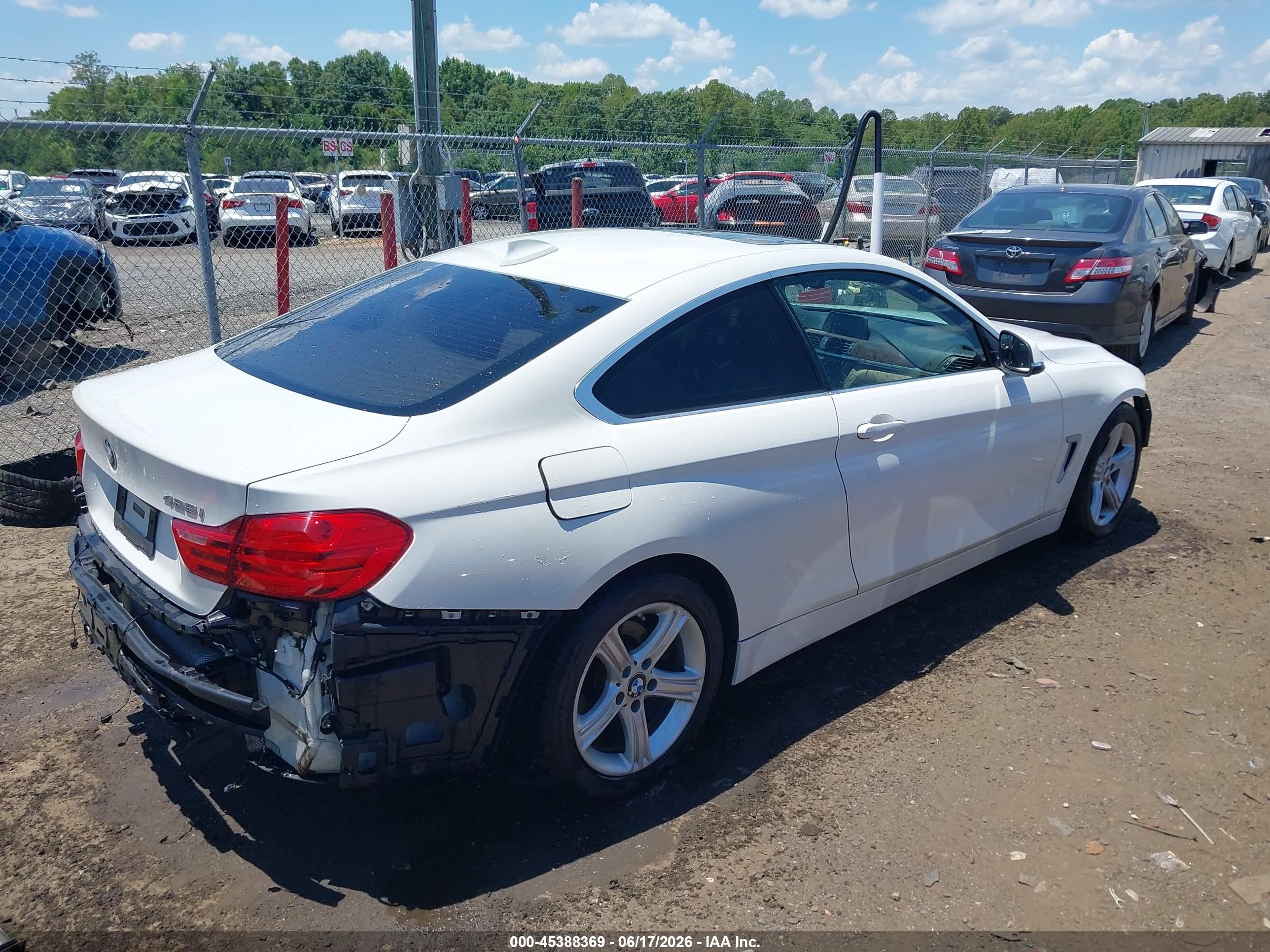 2015 Bmw 428i   Белый vin: WBA3N3C59FK232002