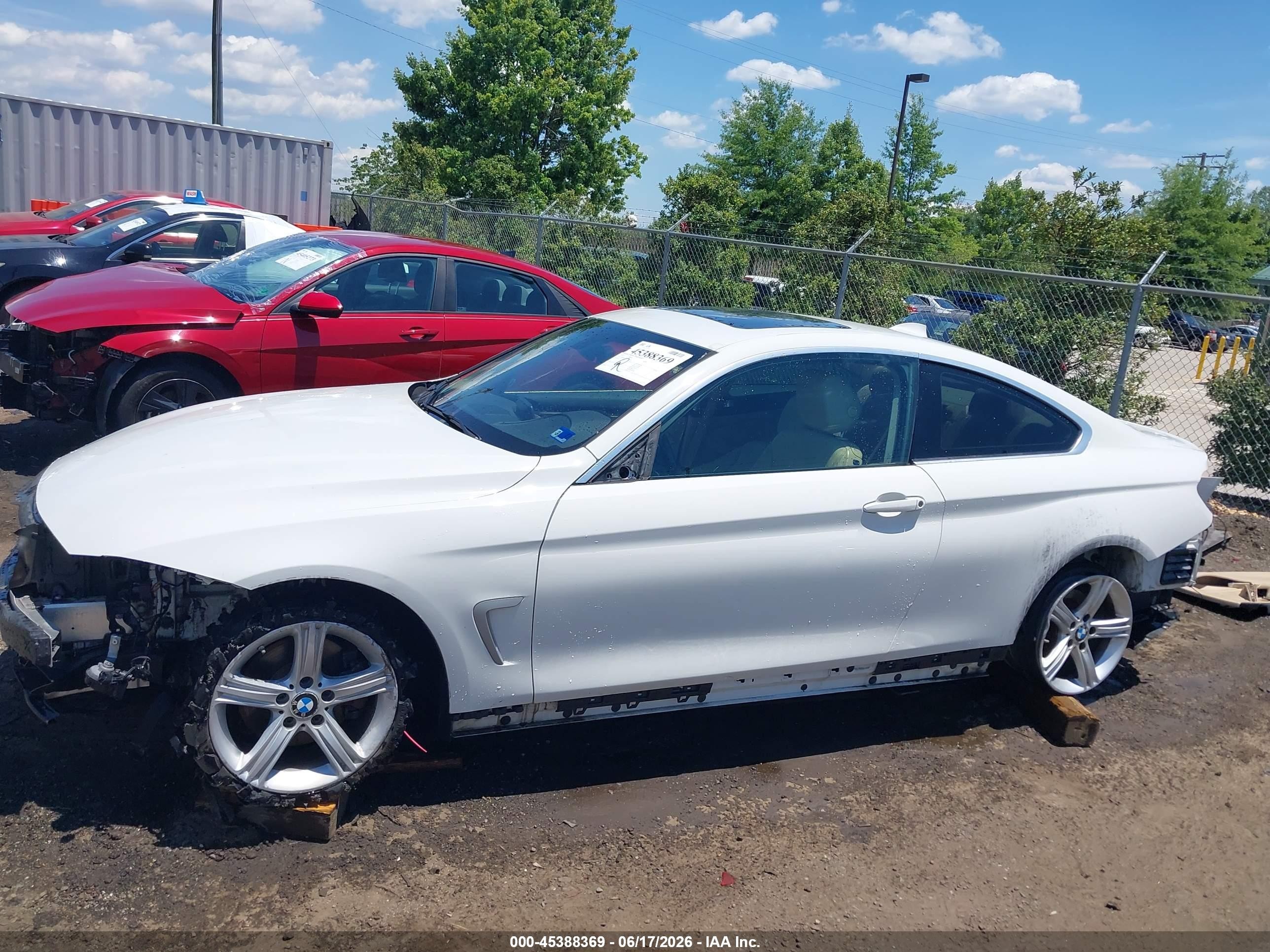 2015 Bmw 428i   Белый vin: WBA3N3C59FK232002
