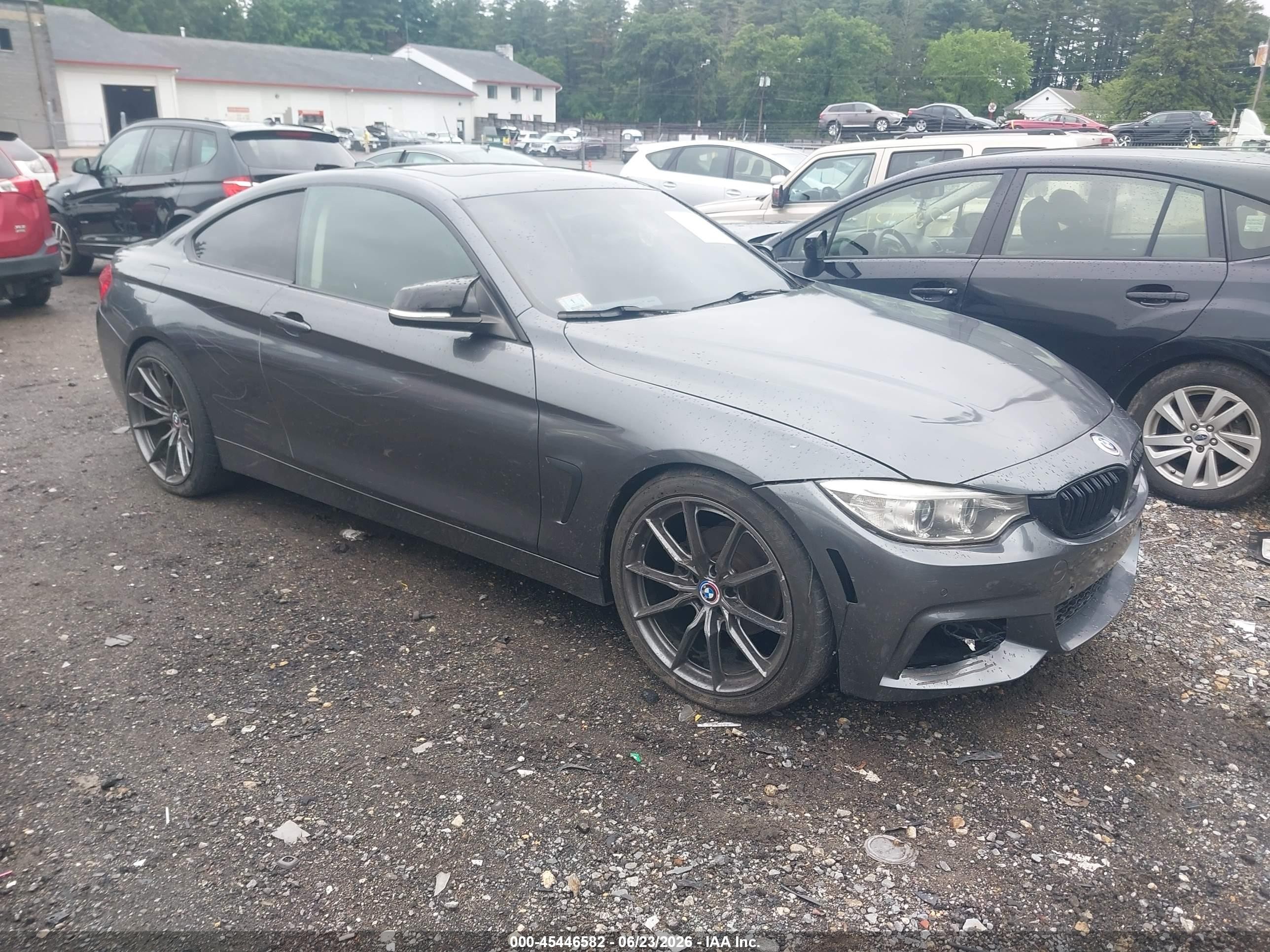 2015 Bmw 428i   Серый vin: WBA3N3C59FK232064