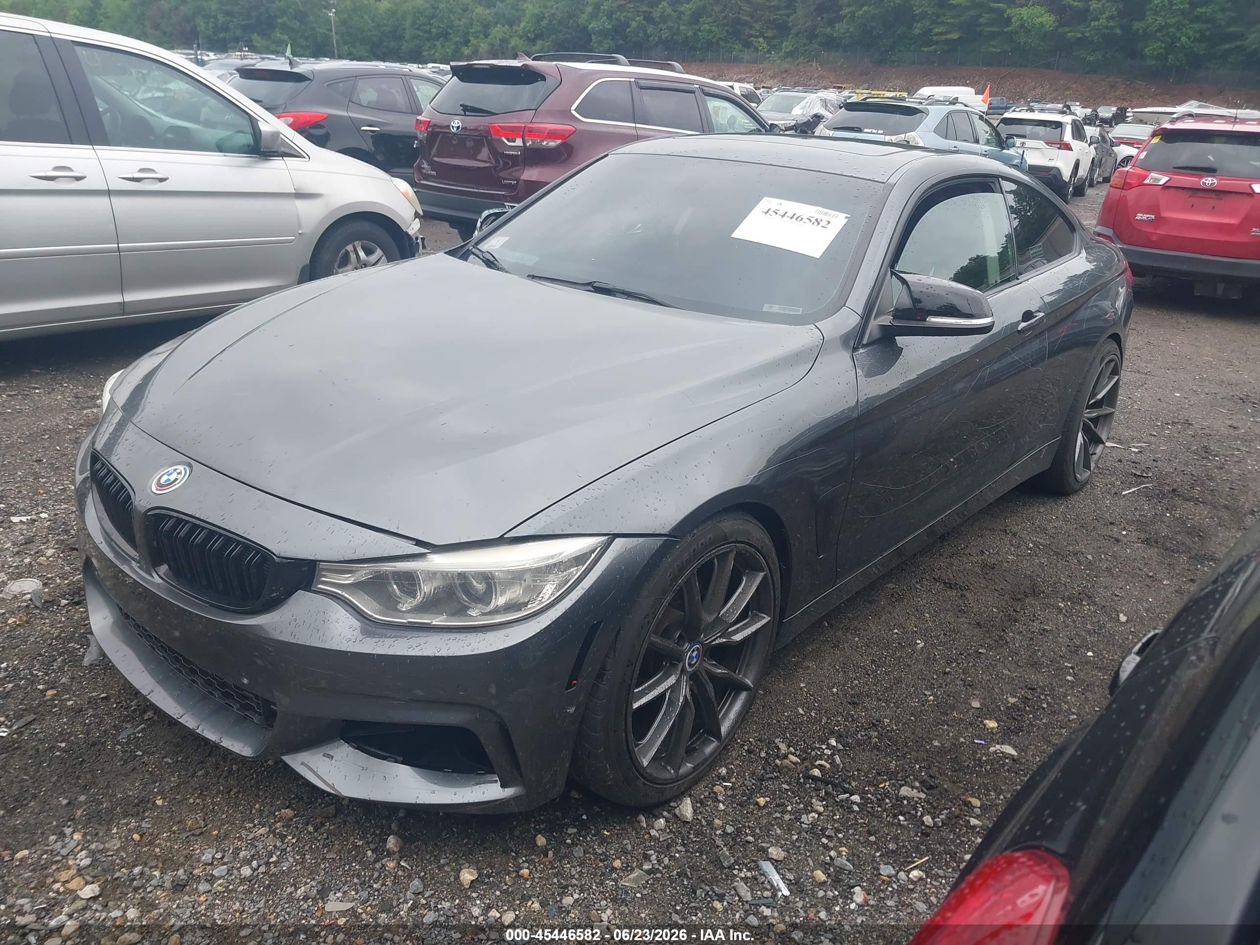 2015 Bmw 428i   Серый vin: WBA3N3C59FK232064