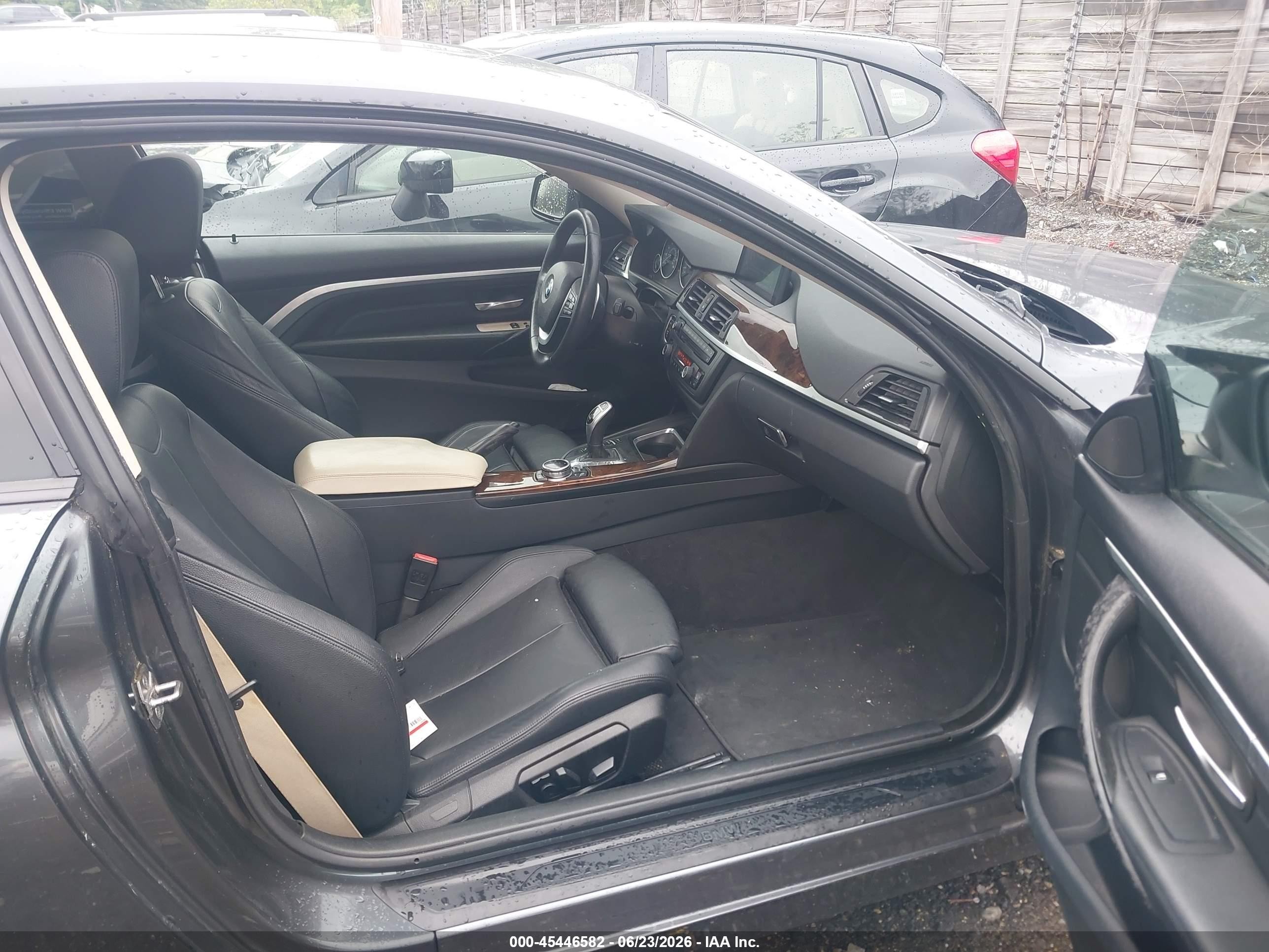 2015 Bmw 428i   Серый vin: WBA3N3C59FK232064