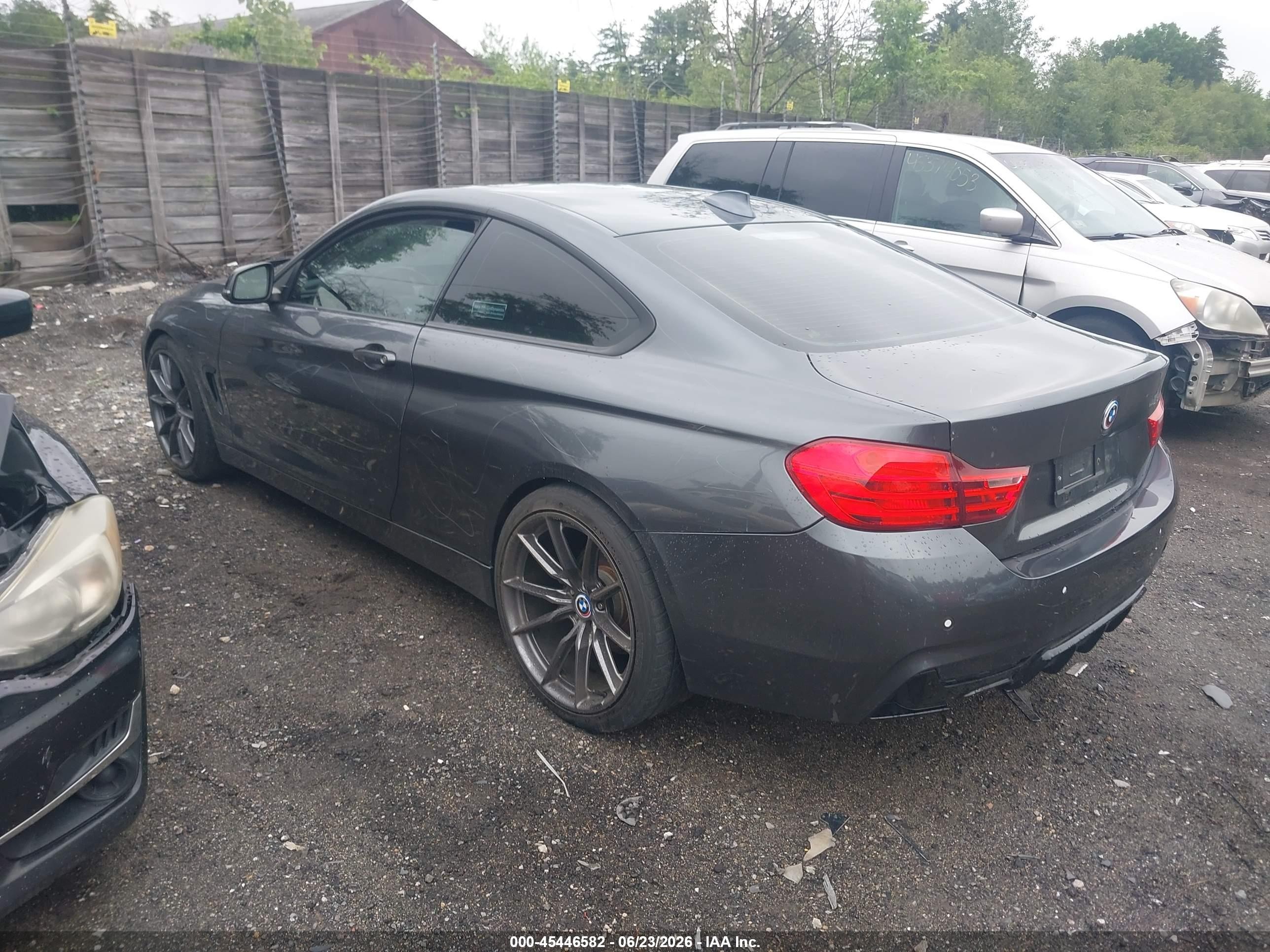 2015 Bmw 428i   Серый vin: WBA3N3C59FK232064