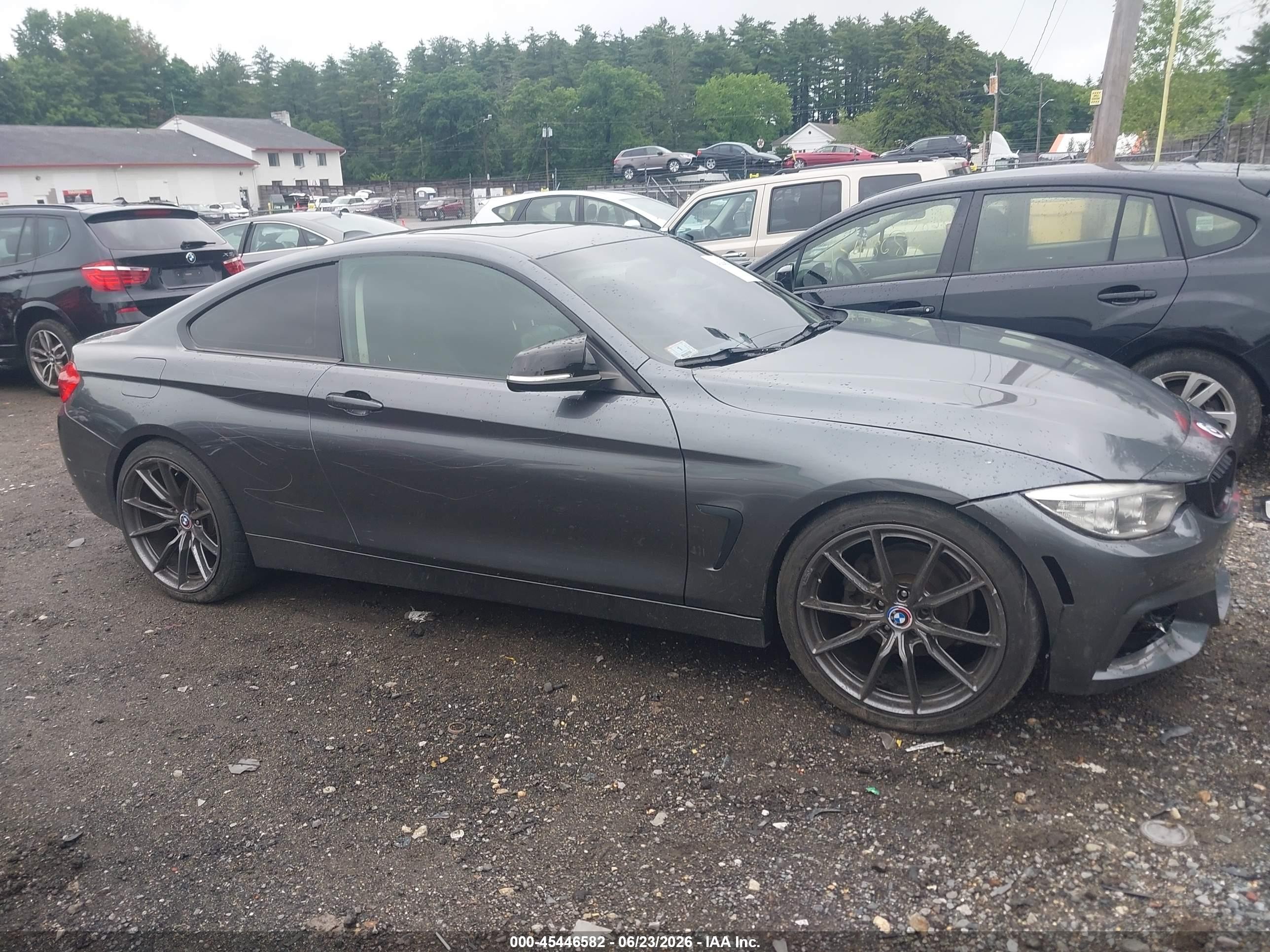 2015 Bmw 428i   Серый vin: WBA3N3C59FK232064