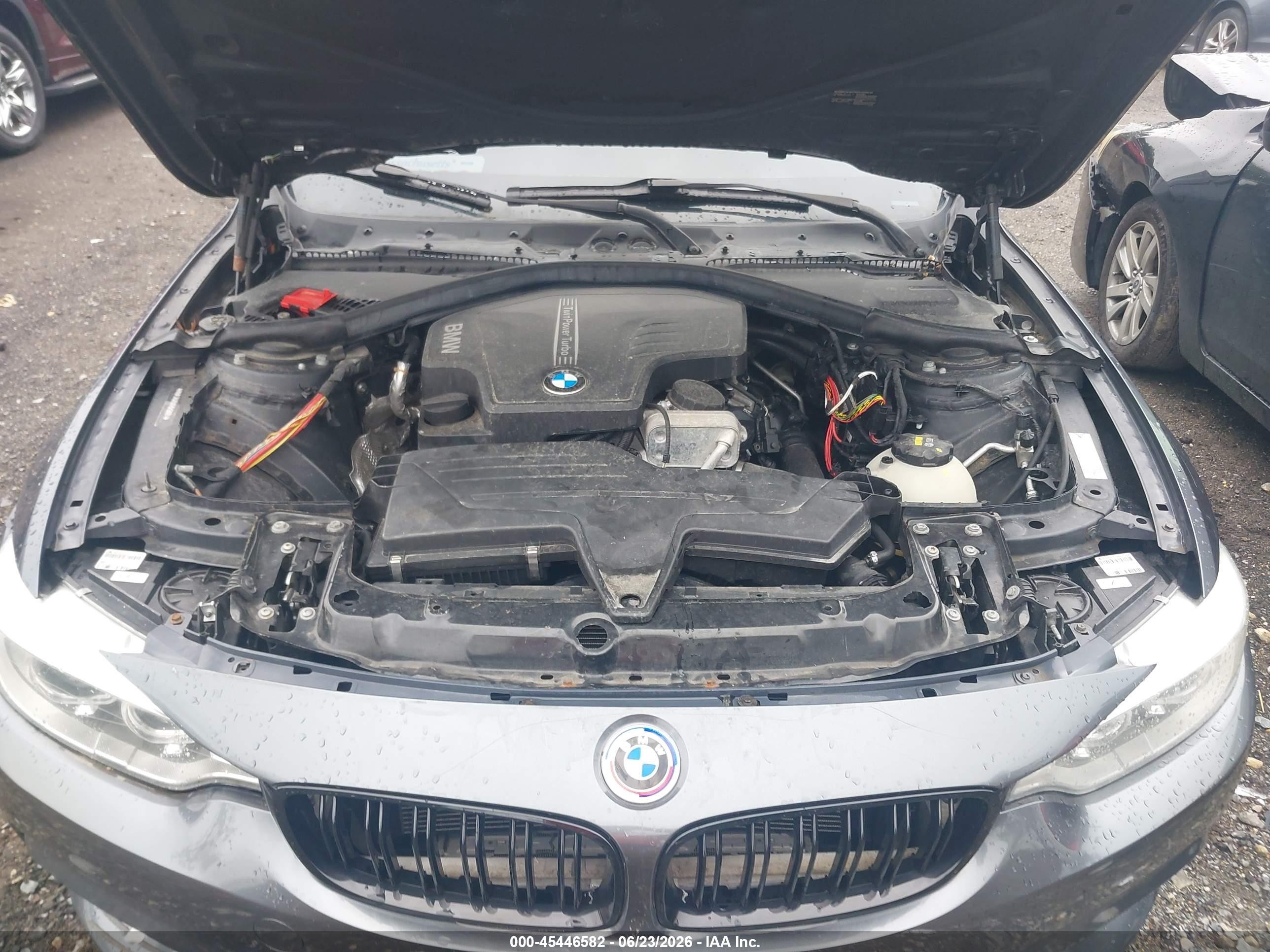 2015 Bmw 428i   Серый vin: WBA3N3C59FK232064