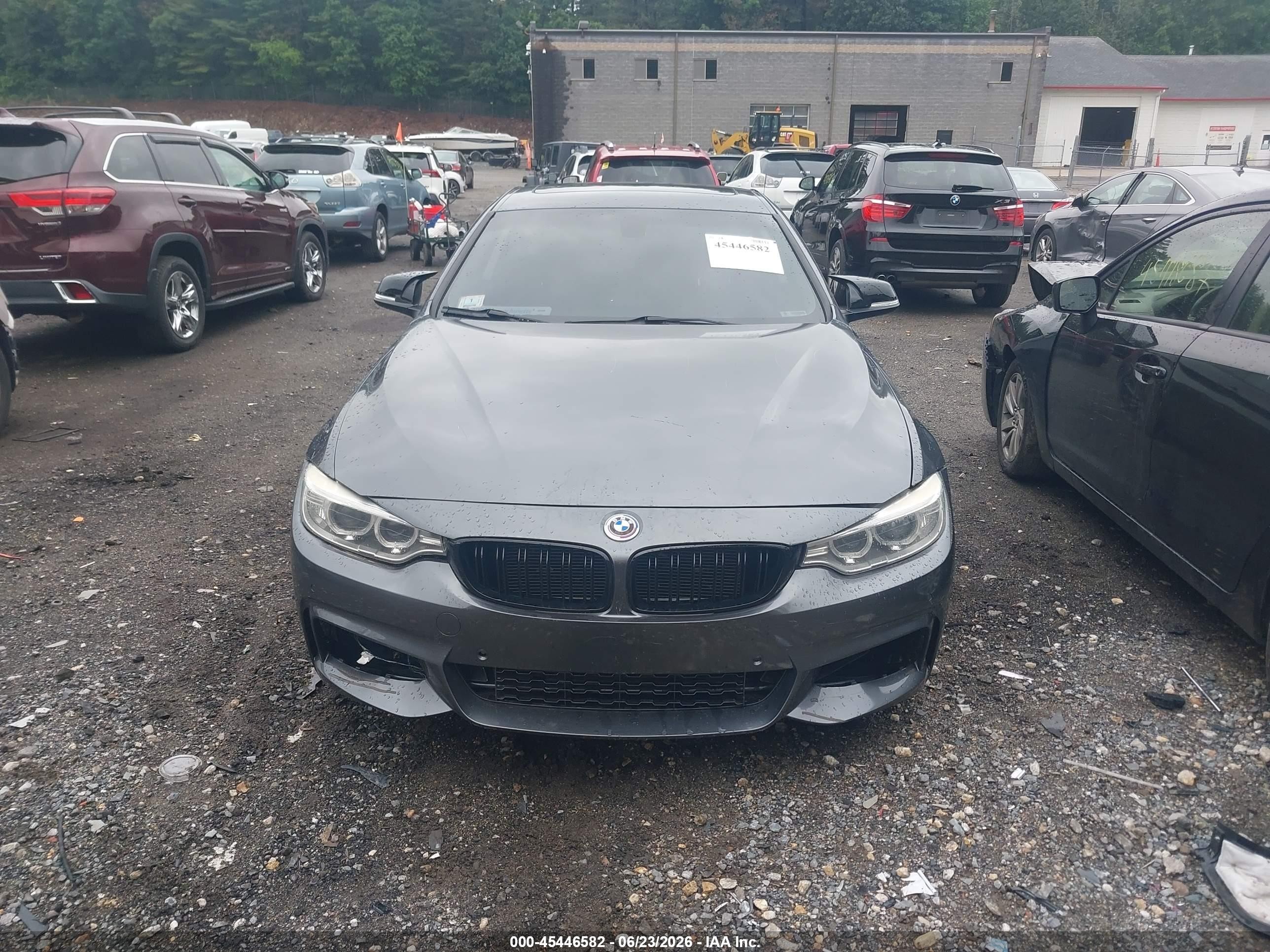2015 Bmw 428i   Серый vin: WBA3N3C59FK232064