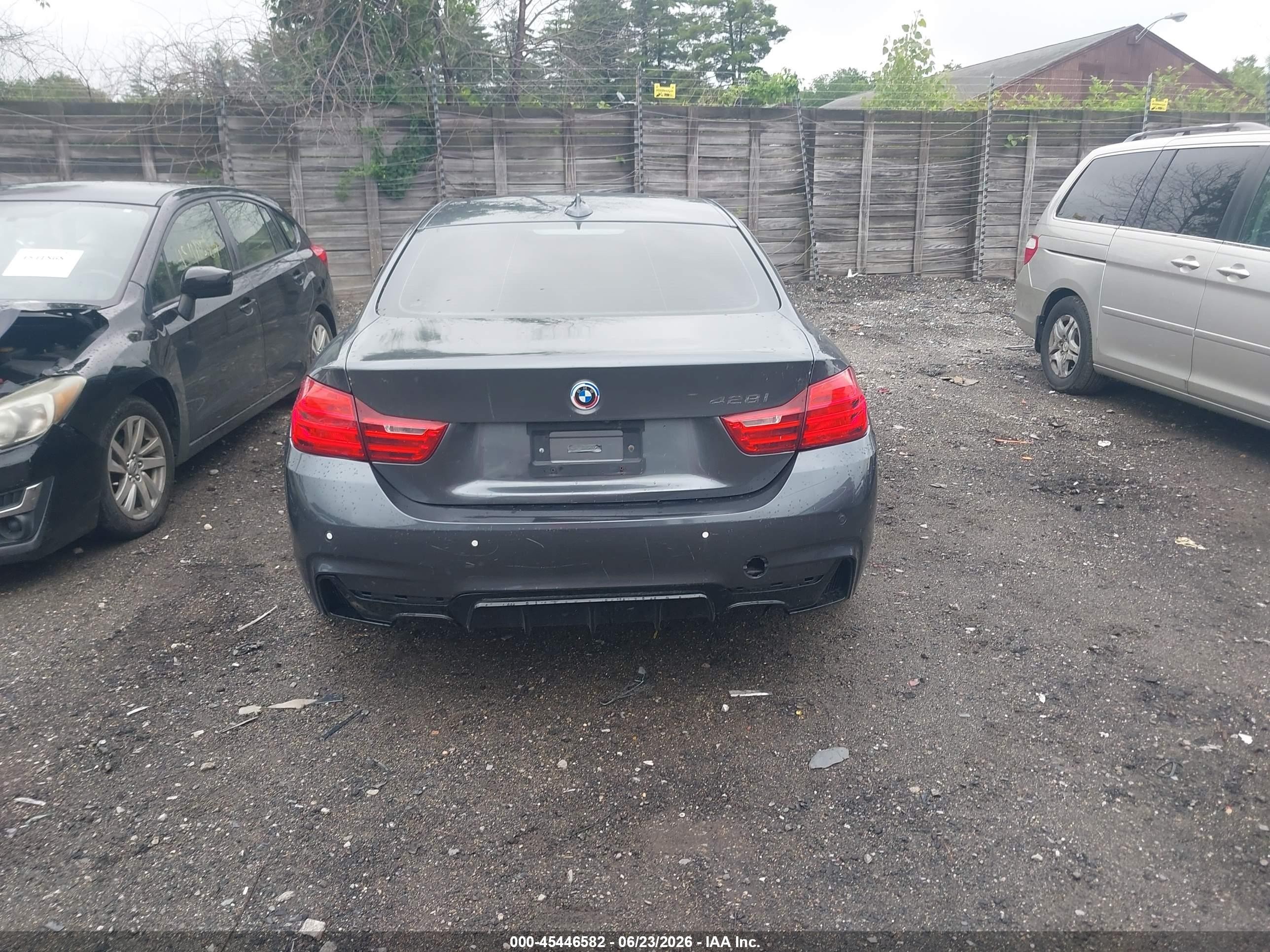 2015 Bmw 428i   Серый vin: WBA3N3C59FK232064