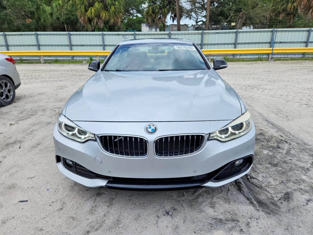 2015 Bmw 428 I Silver vin: WBA3N3C59FK232615