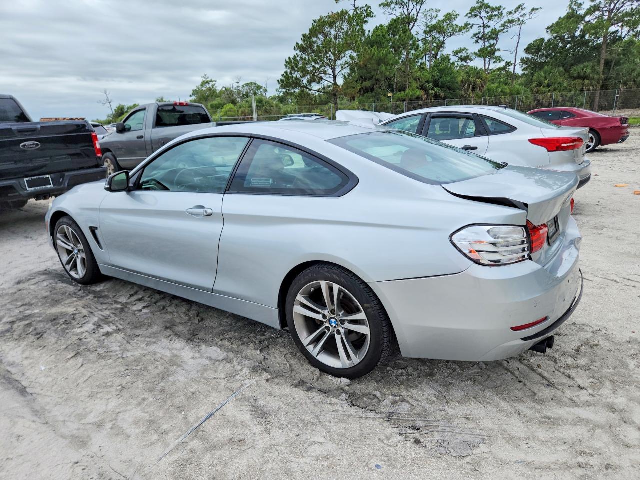2015 Bmw 428 I Silver vin: WBA3N3C59FK232615