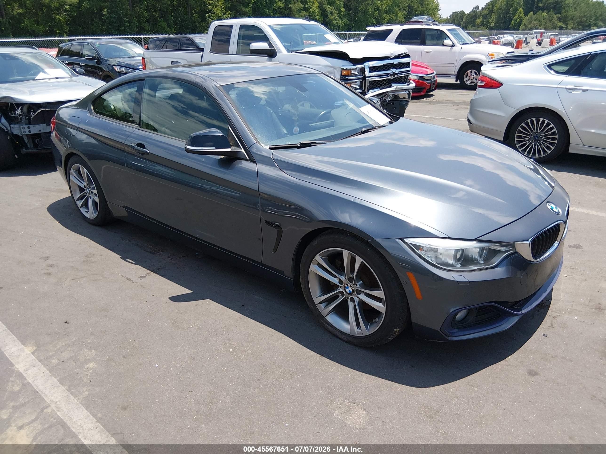 2014 Bmw 428i   Black vin: WBA3N3C5XEF710662